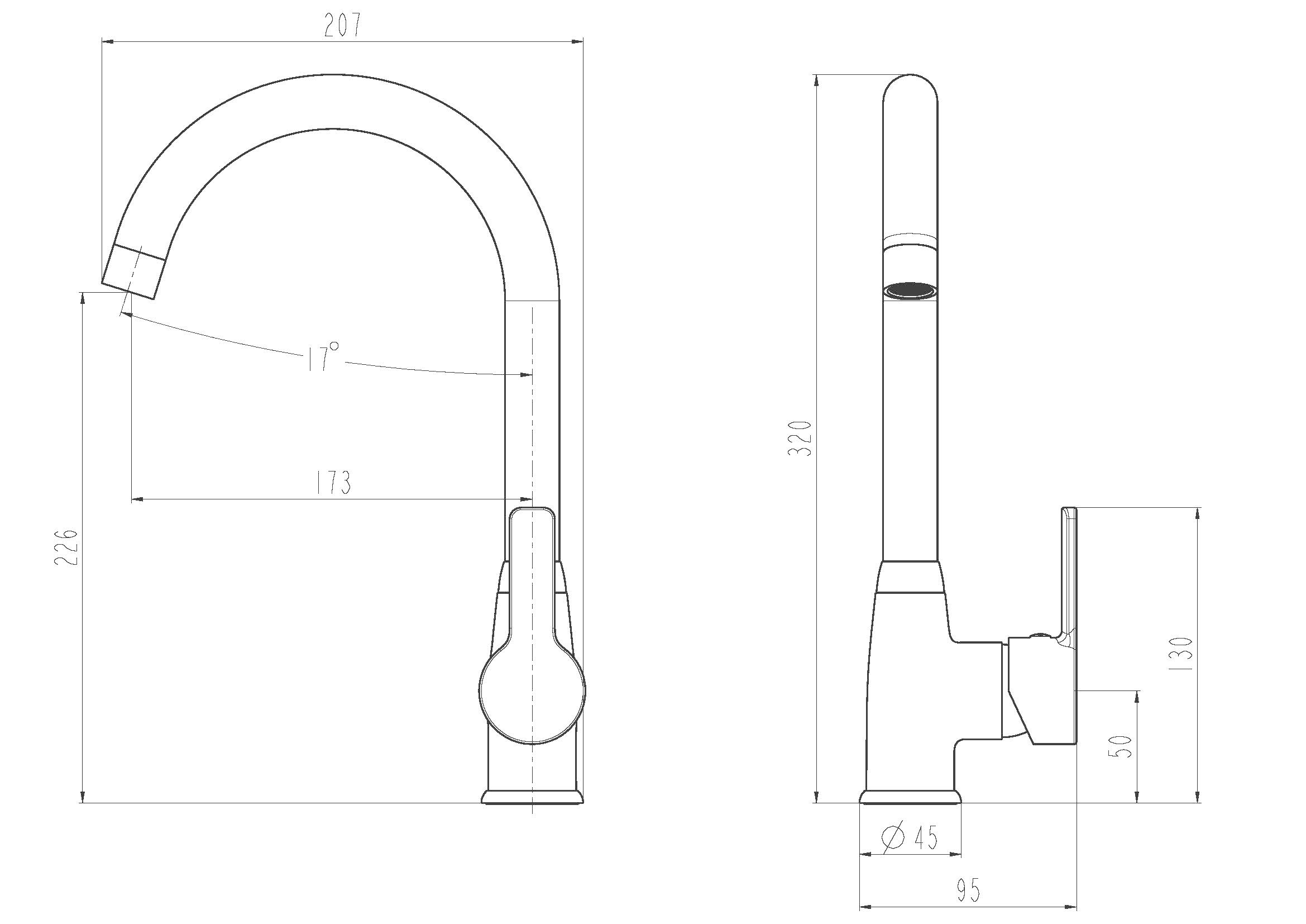 Eisl Spültischarmatur »DIZIANI« Cold-Start-Funktion / 360° schwenkbar
