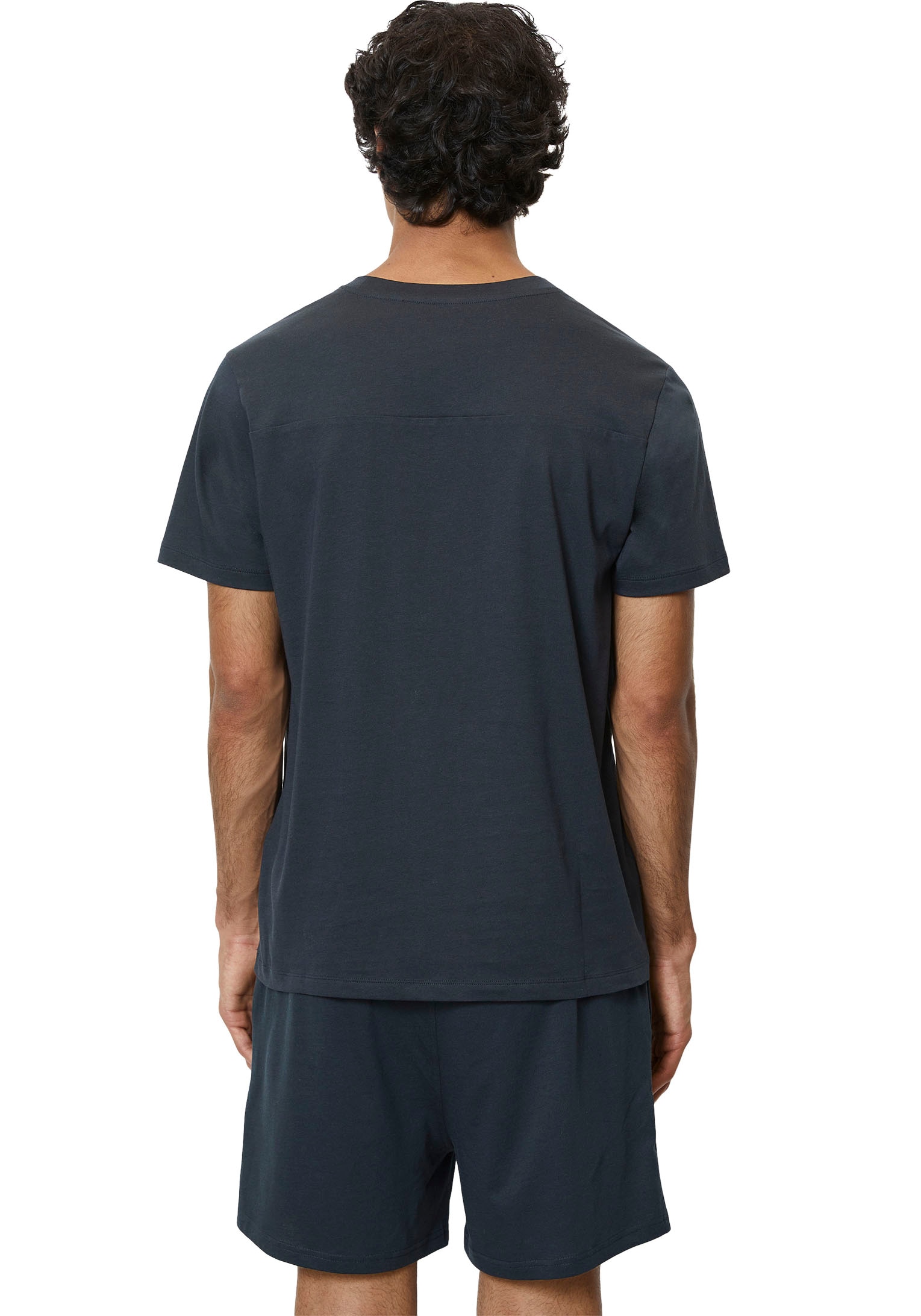 Marc O'Polo T-Shirt »Mix & Match Cotton«, mit Logo-Print vorn
