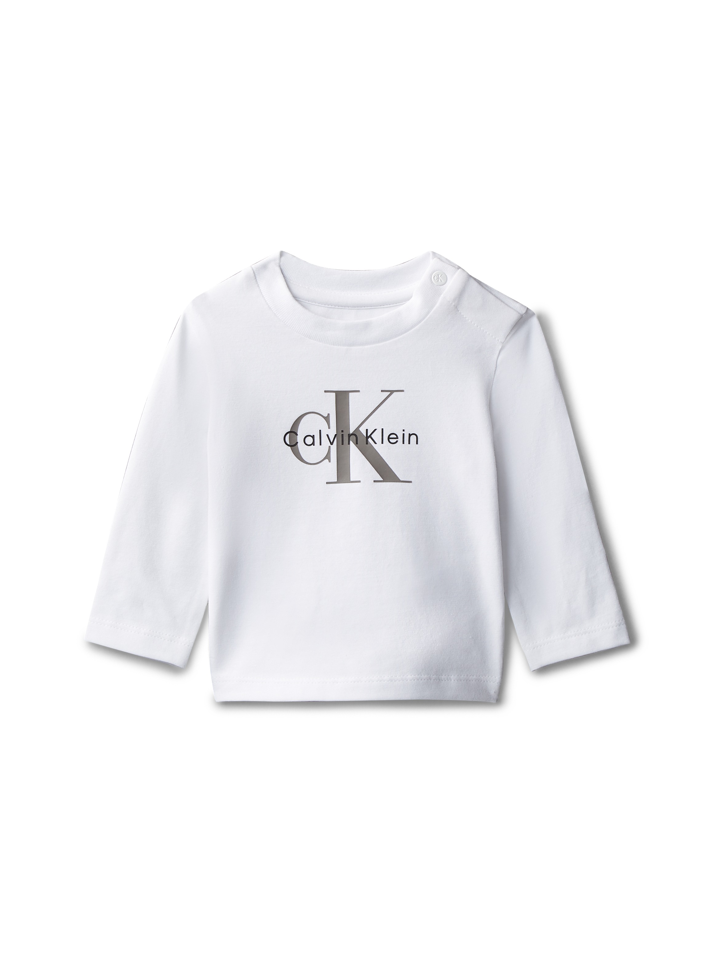 Calvin Klein Jeans Langarmshirt »MONOGRAM LS T-SHIRT« für Babys bis 2 Jahre, Logo-Druck