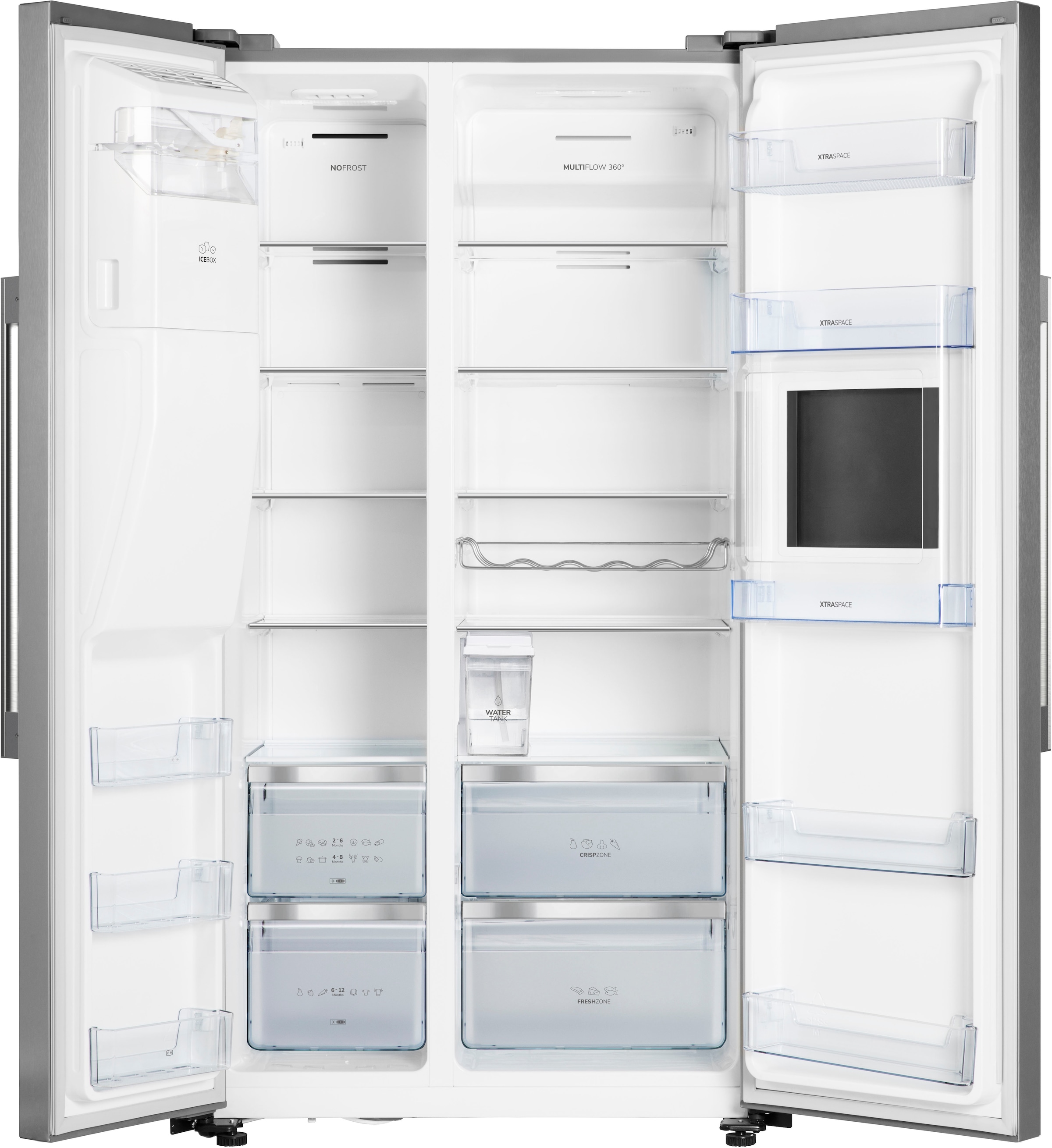 GORENJE Side-by-Side, NRS9EVXB1, 179 cm hoch, 91 cm breit