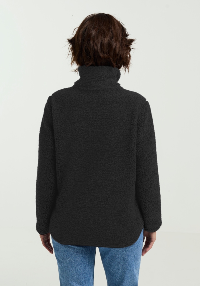 Jack Wolfskin Fleecejacke »HIGH CURL JKT W« mit durchgehendem Reißverschluss, aus Sherpa Fleece, atmungsaktiv