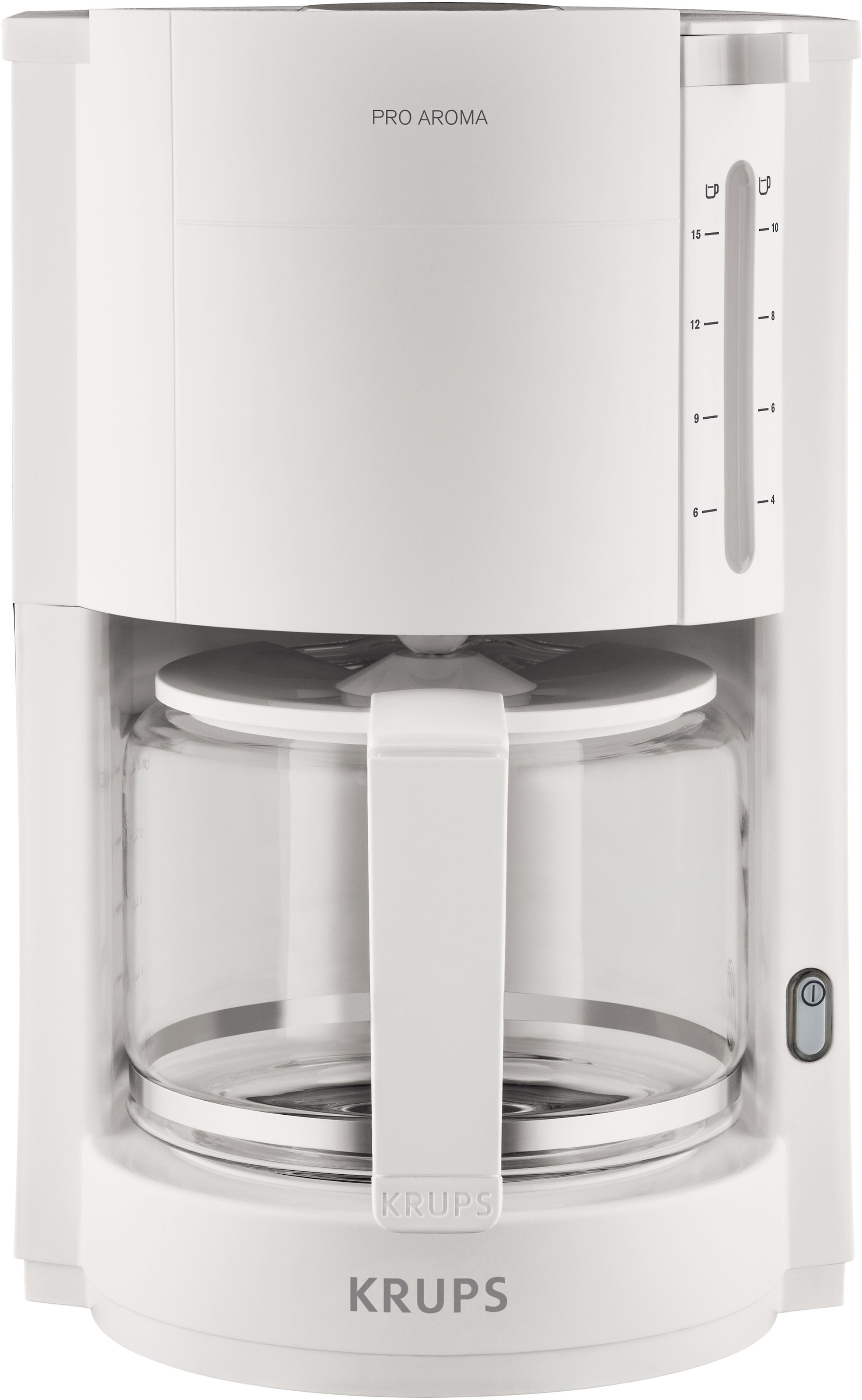 Krups Filterkaffeemaschine »F30901 Pro Warmhaltefunktion, Jahren mit Abschaltung, 1050 Automatische Aroma«, XXL 3 Garantie W
