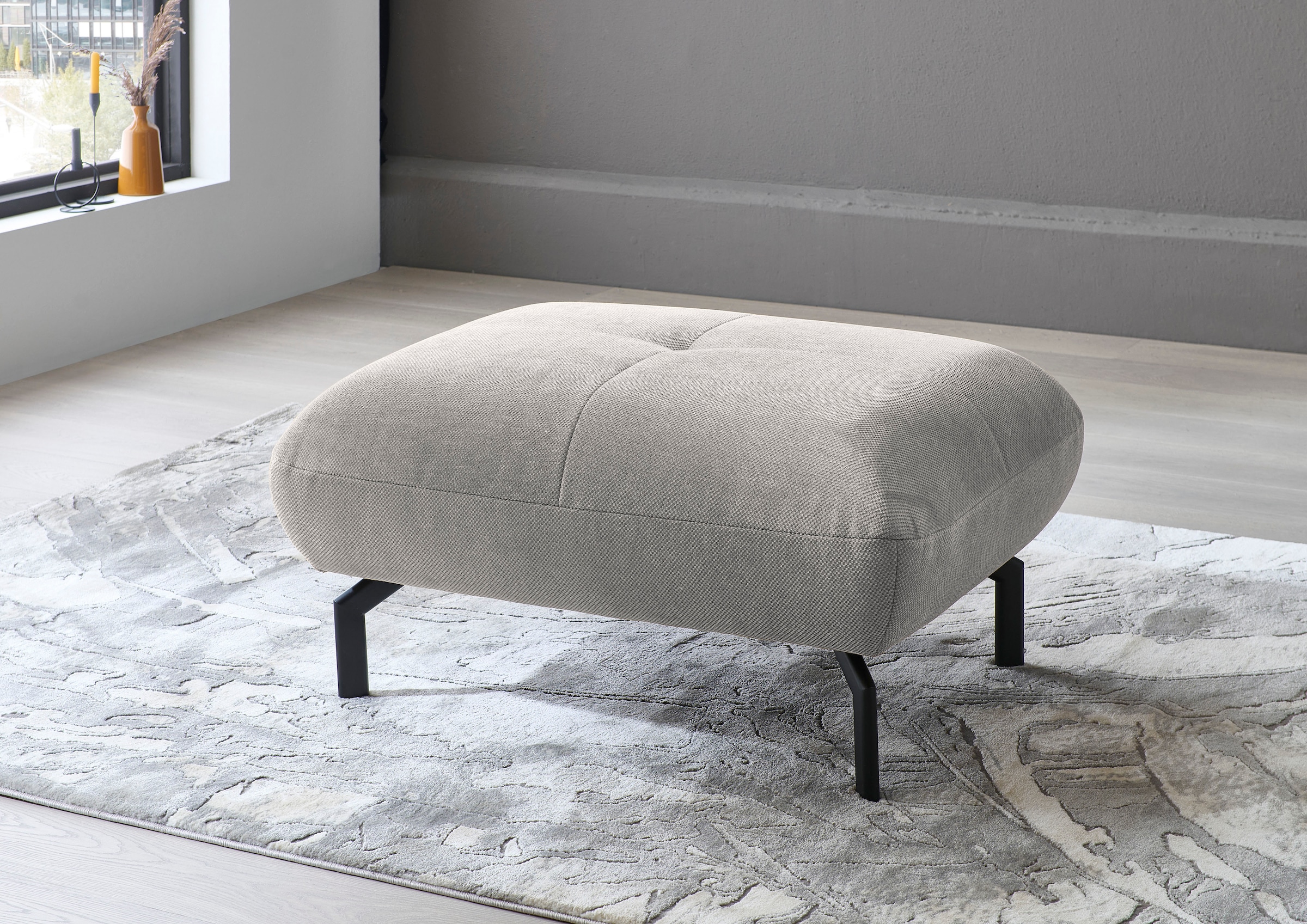 Die PlanBar Hocker »MP-IN23186«, Hochwertige Kaltschaumpolsterung, stylische Metallfüße