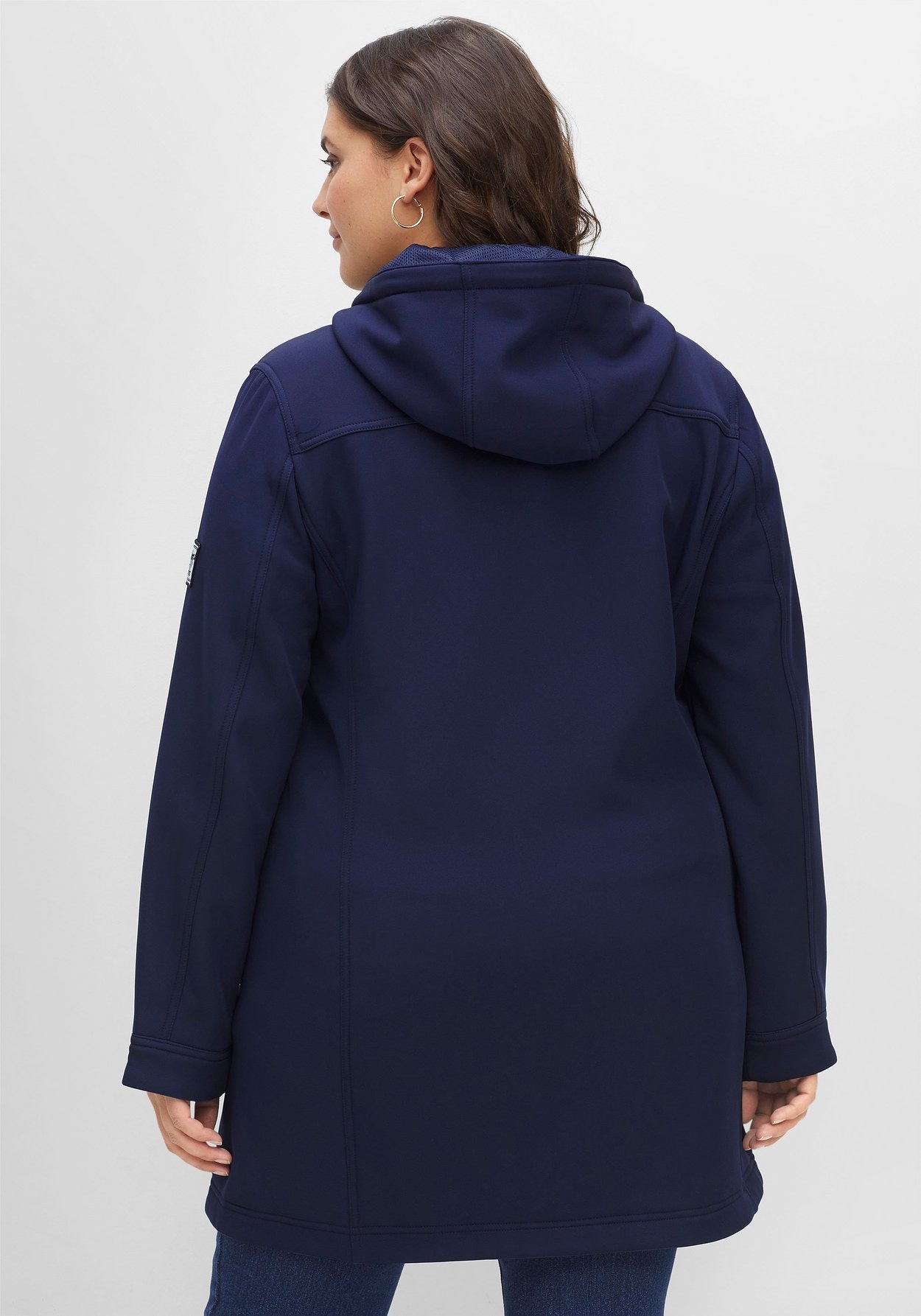 Sheego Softshelljacke »Long-Softshelljacke mit weicher Fleece-Innenseite«