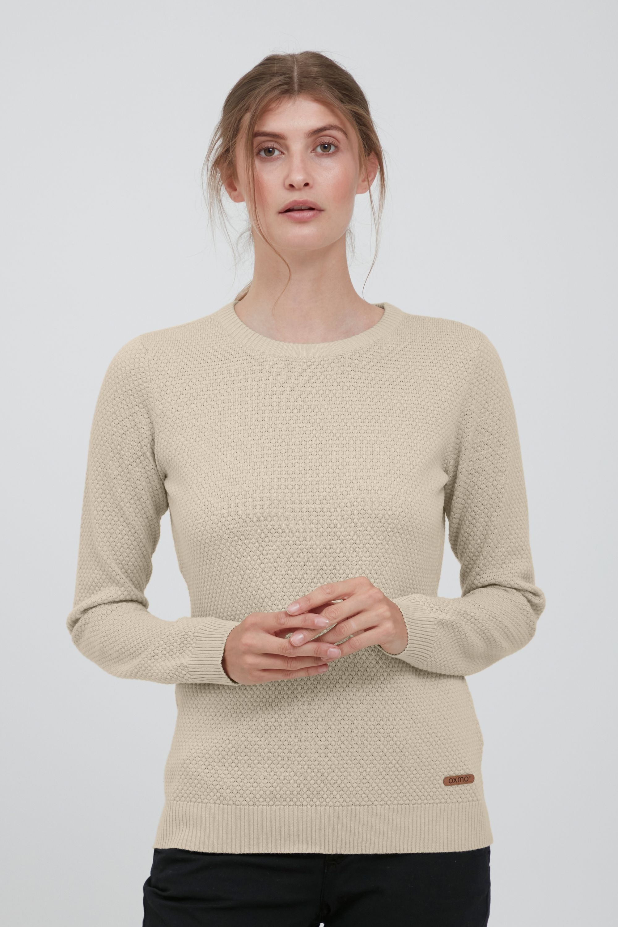 OXMO Strickfleece-Pullover »Strickpullover OXSarah«