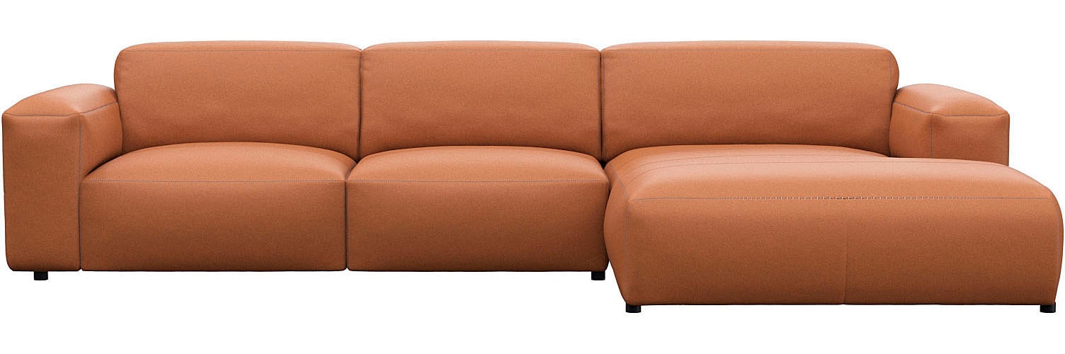 Ecksofa »Lucera Chaislongue + 2,5 Sitzer«, modern & anschmiegsam, Kaltschaum,...