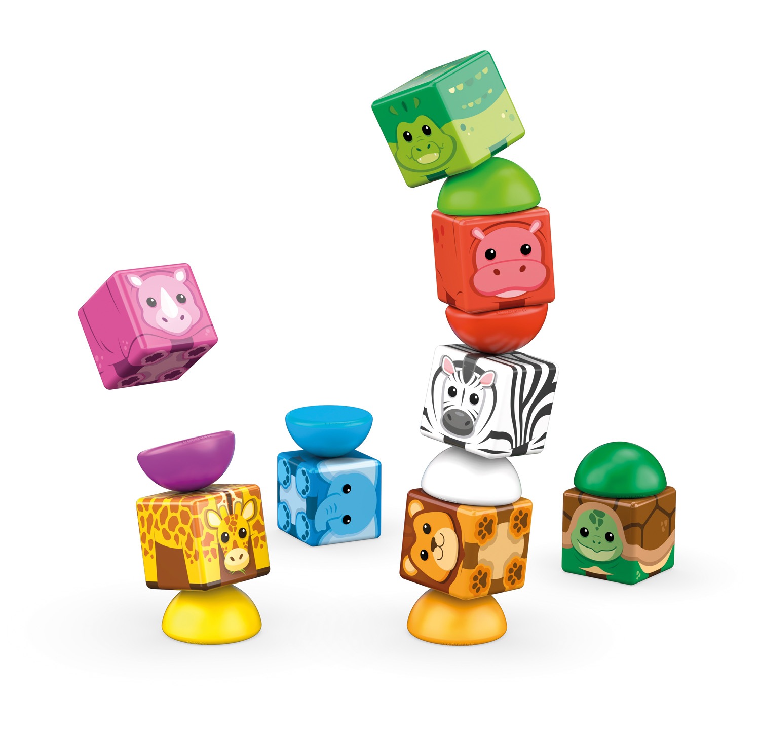 Geomag™ Magnetspielbausteine »Magicube Blocks Stacking Safari (310)« Made in Europe