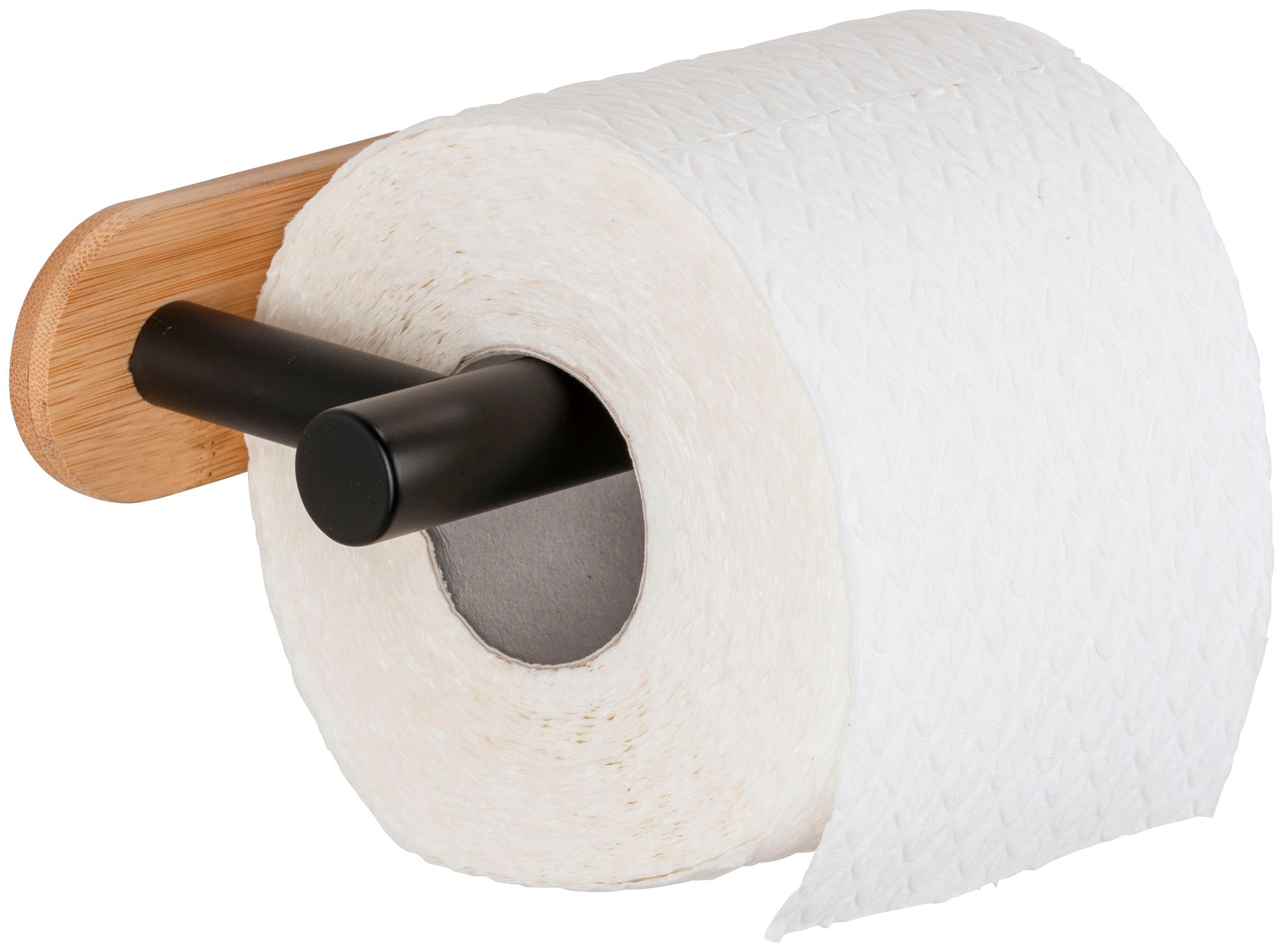 Toilettenpapierhalter online Garantie 3 kaufen ohne Befestigen bohren mit XXL »Turbo-Loc® Orea Bamboo«, WENKO | Jahren