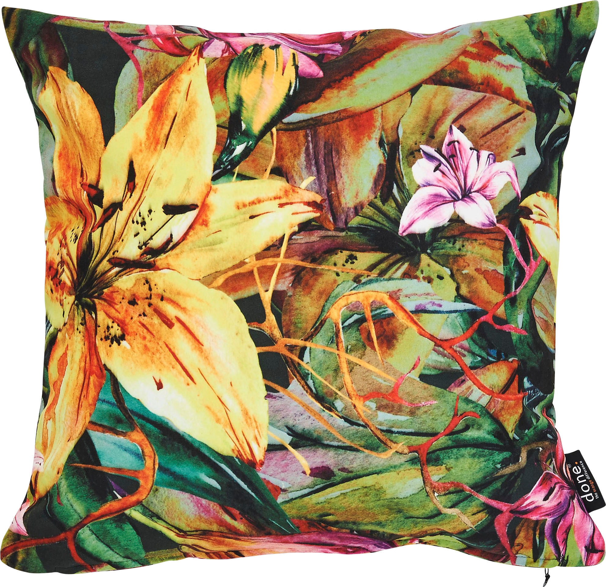 DONE Kissenhülle Velour Print