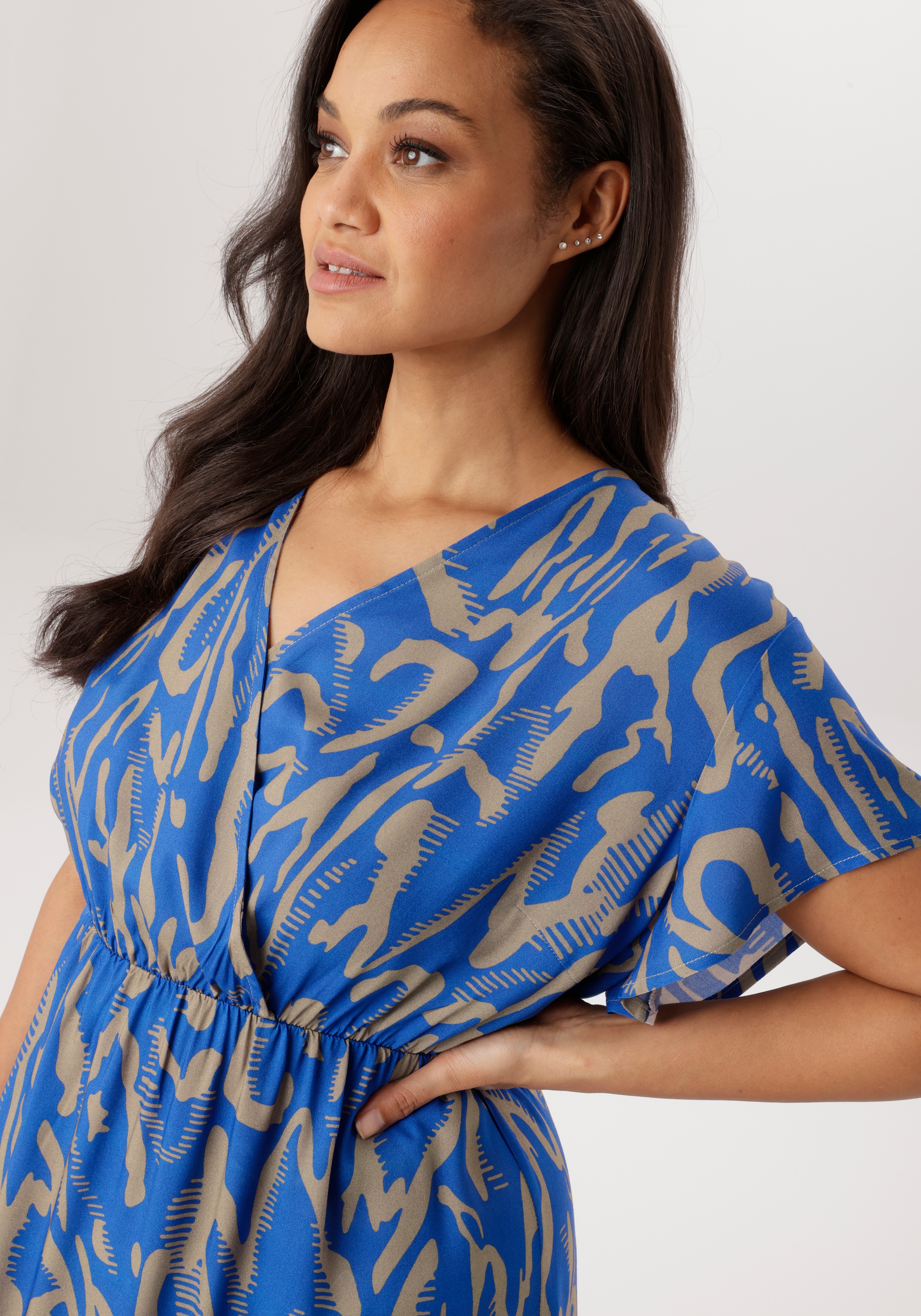 Aniston PLUS Maxikleid in Wickeloptik - NEUE KOLLEKTION