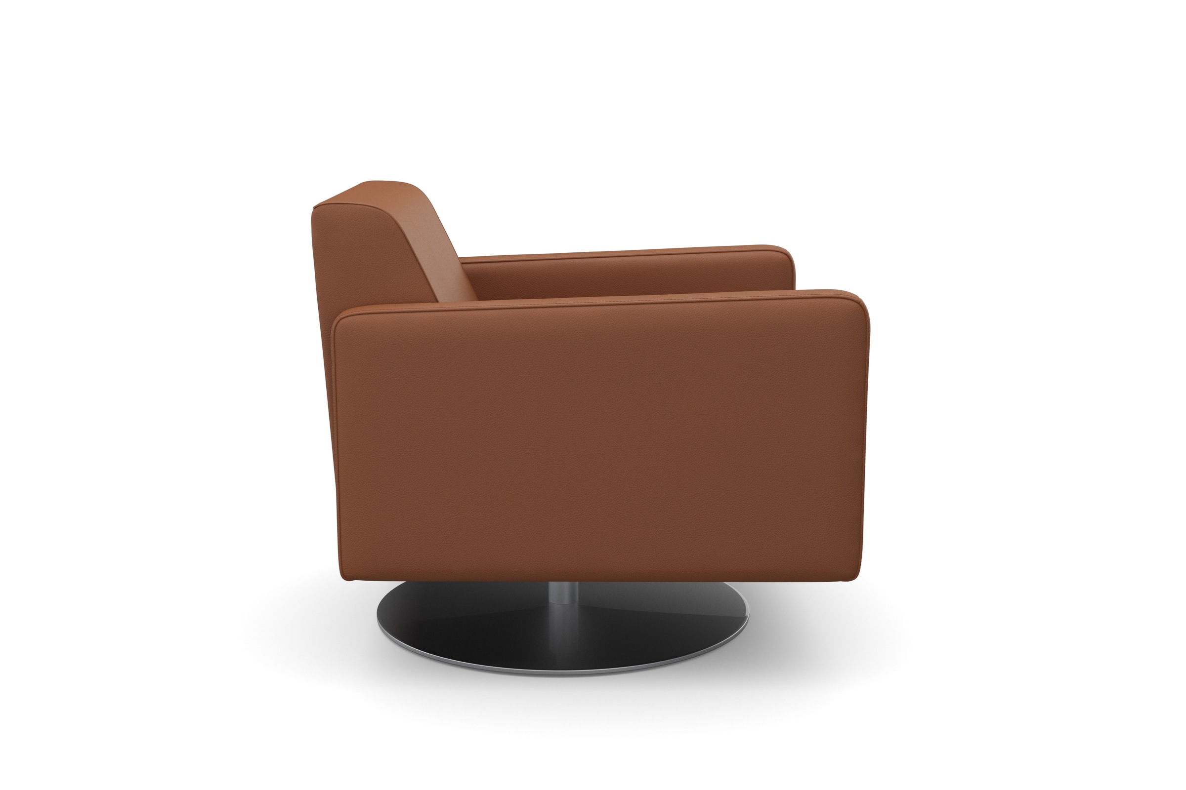machalke® Drehsessel »single«, Ledersessel mit Drehteller, inklusive Drehfunktion