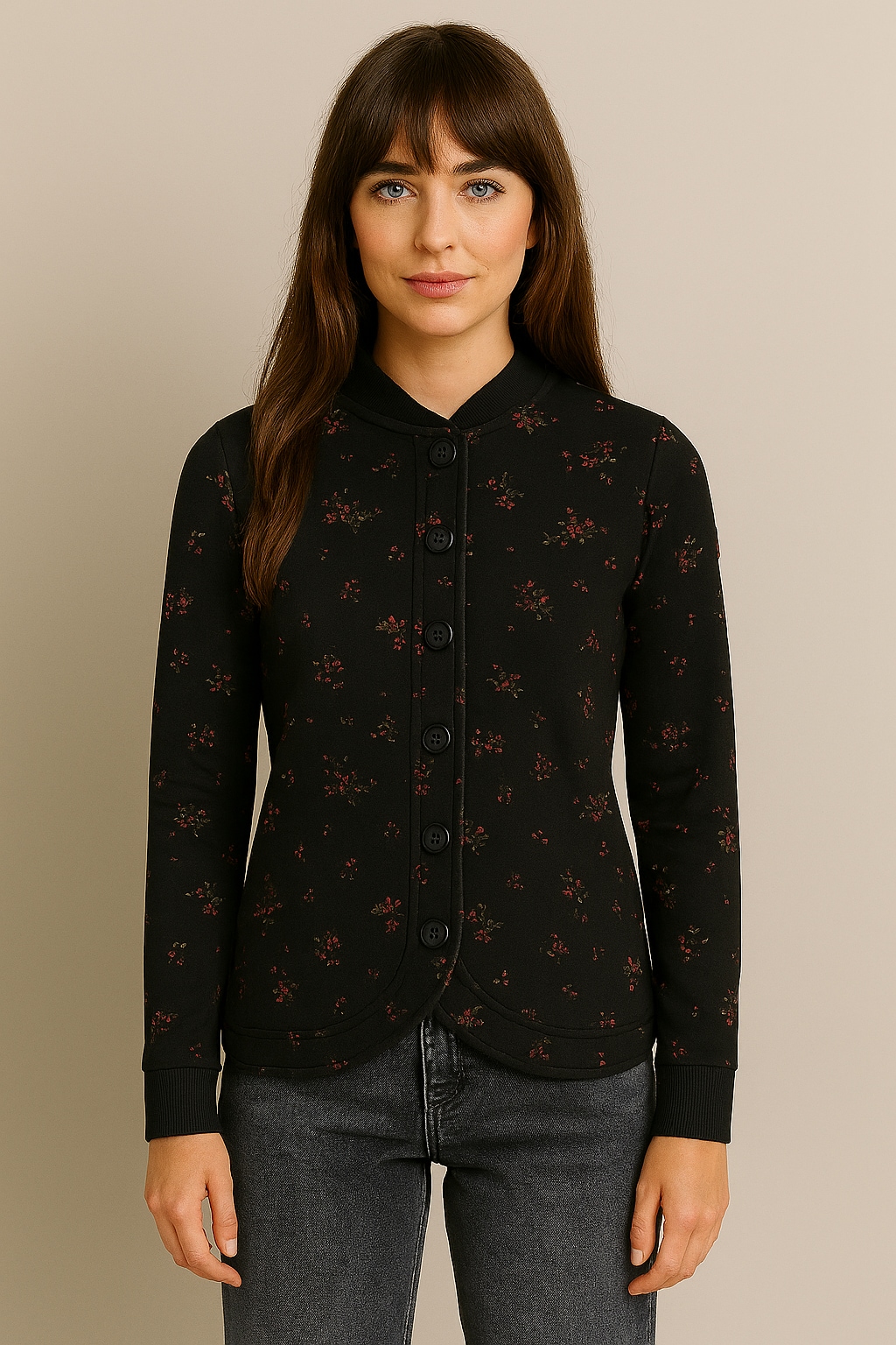 Ragwear Sweatjacke »AVALINA FLOWERS O«