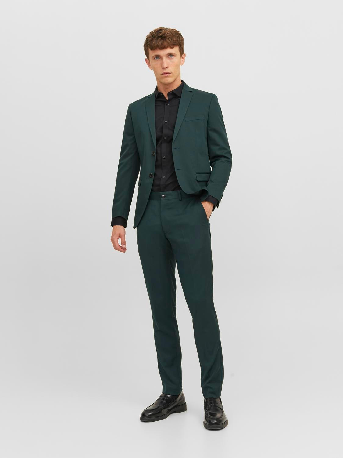 Jack & Jones Anzug »JPRFRANCO SUIT NOOS«, (2 tlg.), slim fit