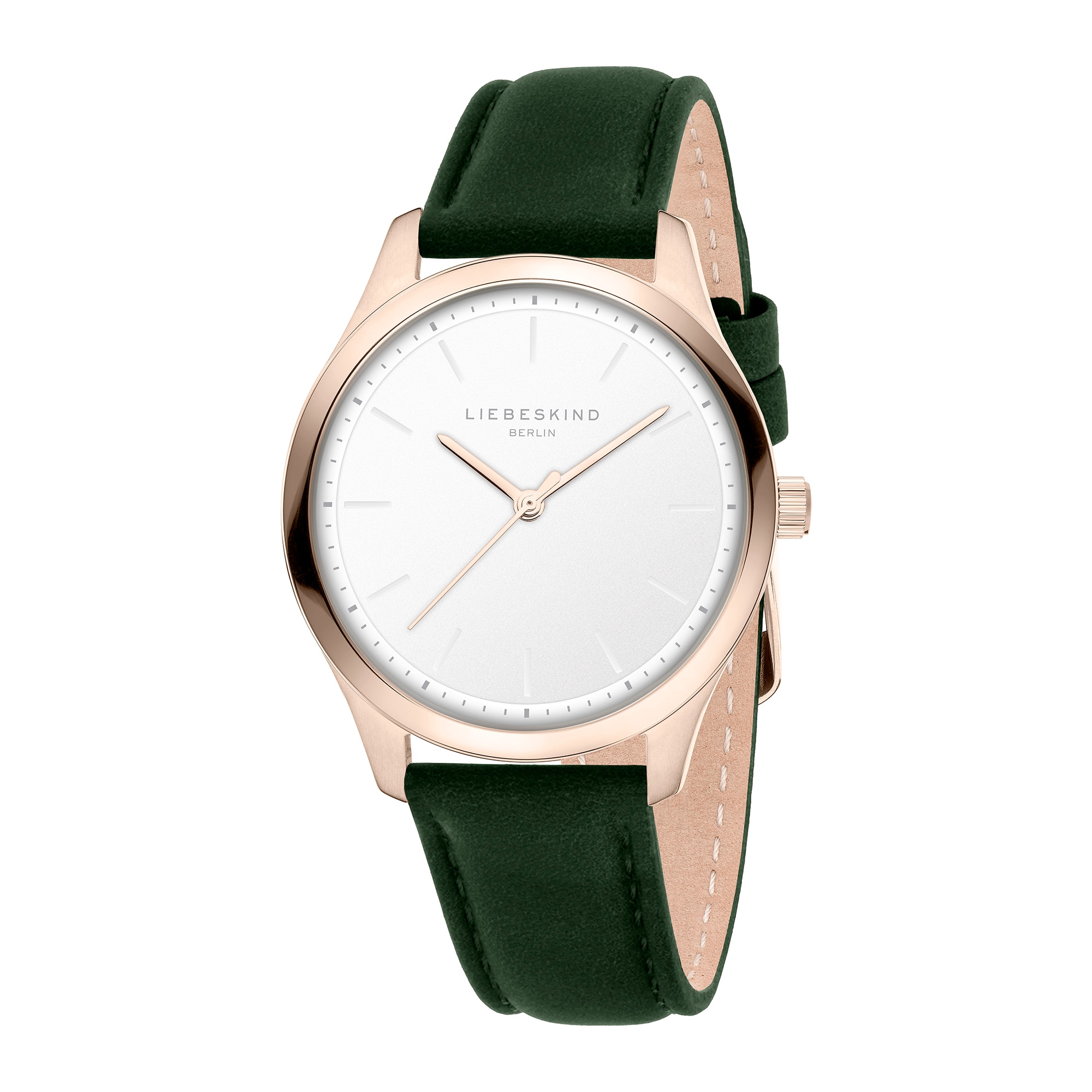 Liebeskind Berlin Quarzuhr »Basic Staples« Armbanduhr, Damenuhr, Lederarmband, analog