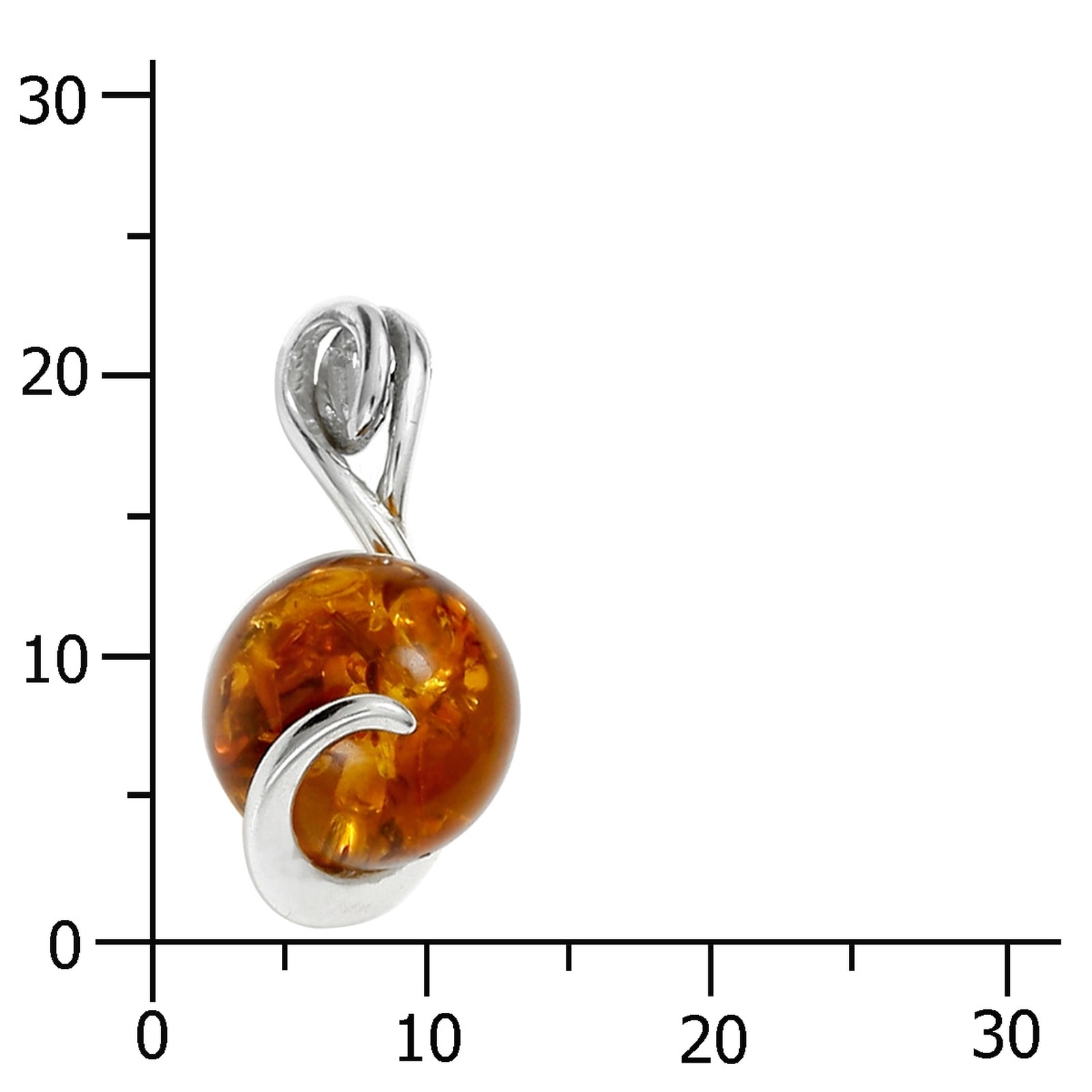 OSTSEE-SCHMUCK Kettenanhänger »- Nikola - Silber 925/000 - Bernstein«