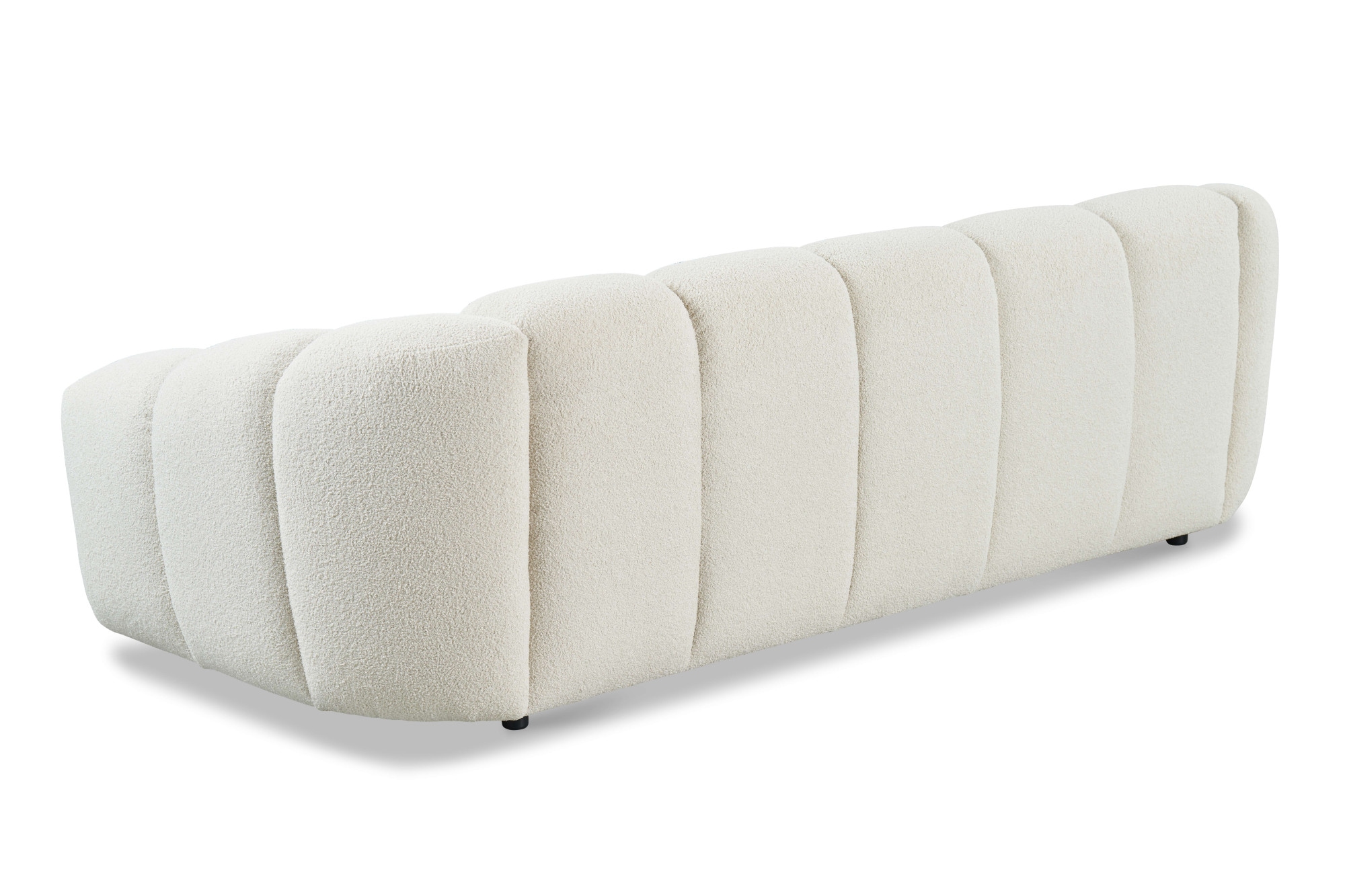 andas 3-Sitzer »Maribik«, Big-Sofa, recycelter Boucle-Stoff, plüschig, Breite 247 cm