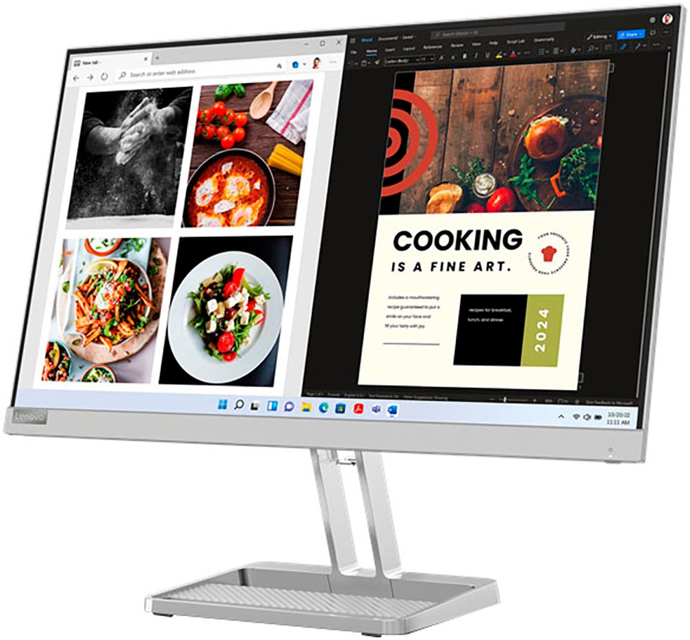 Lenovo LED-Monitor »L24i-40(F23238FL0)«, 61 cm/24 Zoll, 1920 x 1080 px, Full HD, 4 ms-6 ms Reaktionszeit, 100 Hz