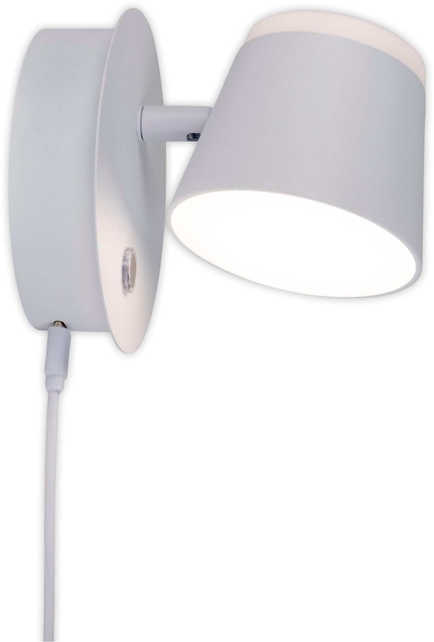 näve LED Wandleuchte »Tondo« LED-Modul 1 Stk. Warmweiß magnetisch, Akku Aufladung per USB-C Kabel, dimmbar per touch, Memory