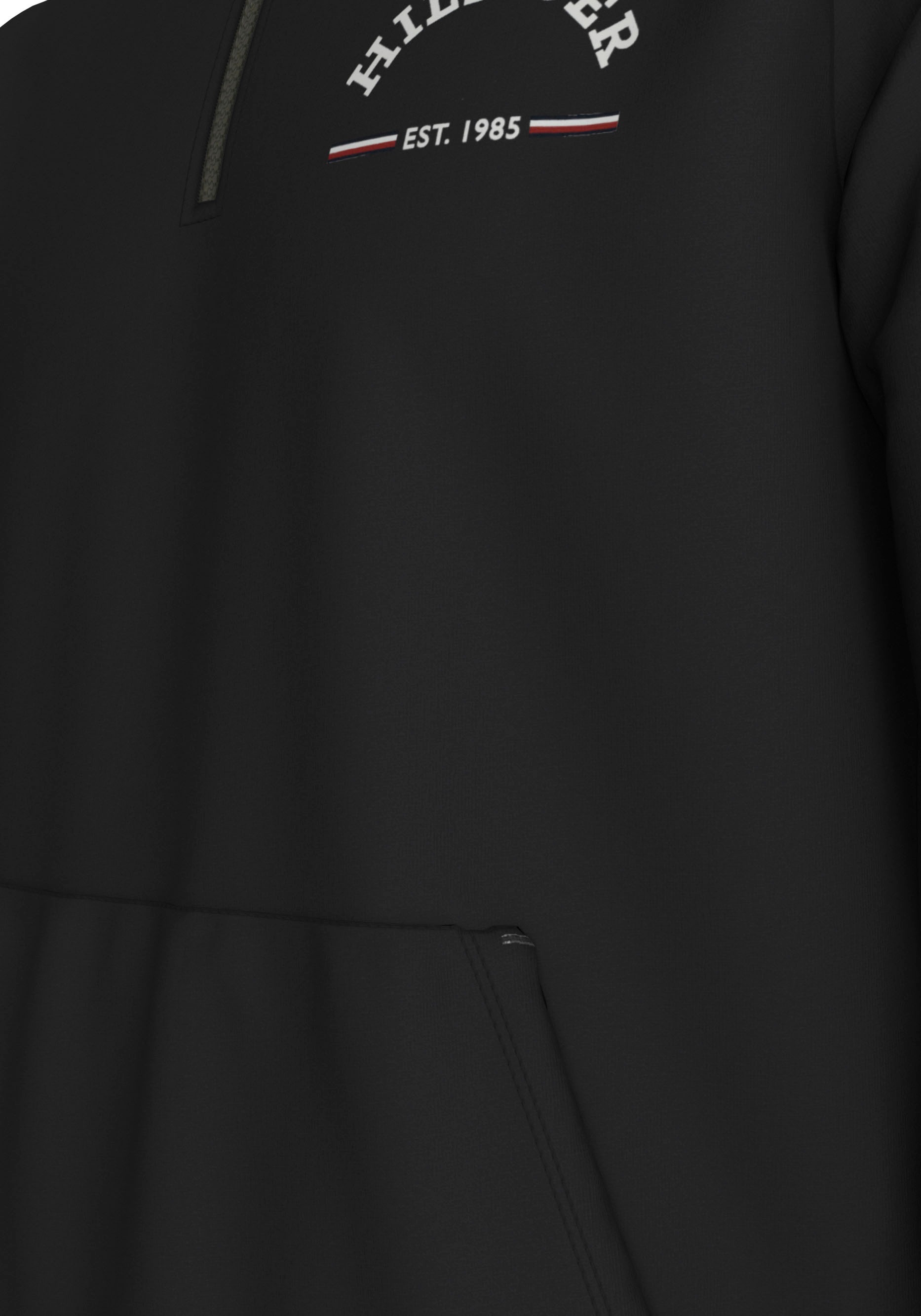 Tommy Hilfiger Sweatshirt »ROUNDALL STAND COLLAR ZIP«, mit Stehkragen und Reißverschluss