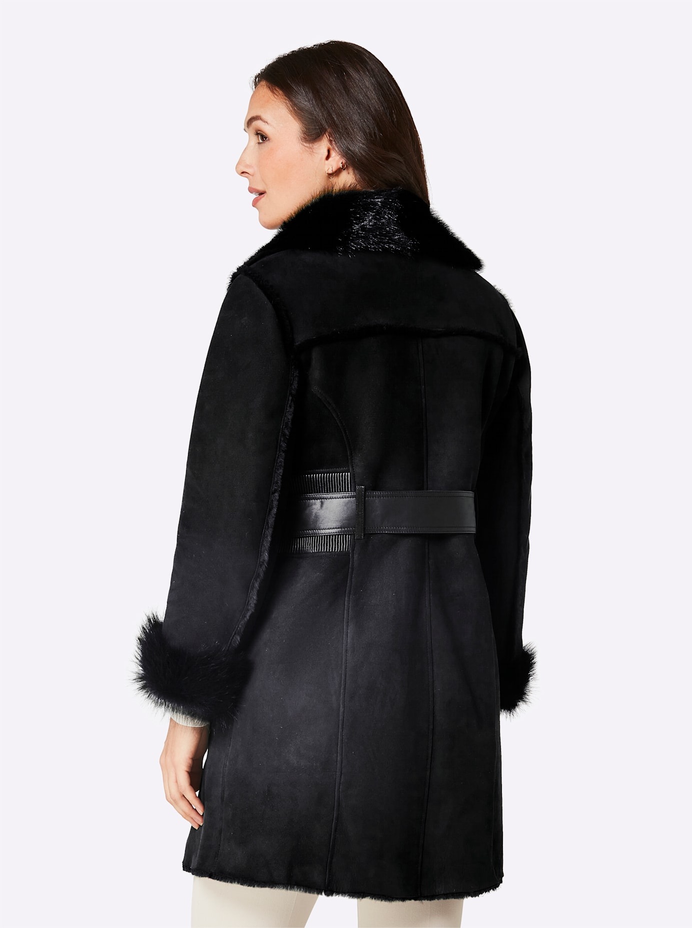 Mainpol Lederjacke, ohne Kapuze
