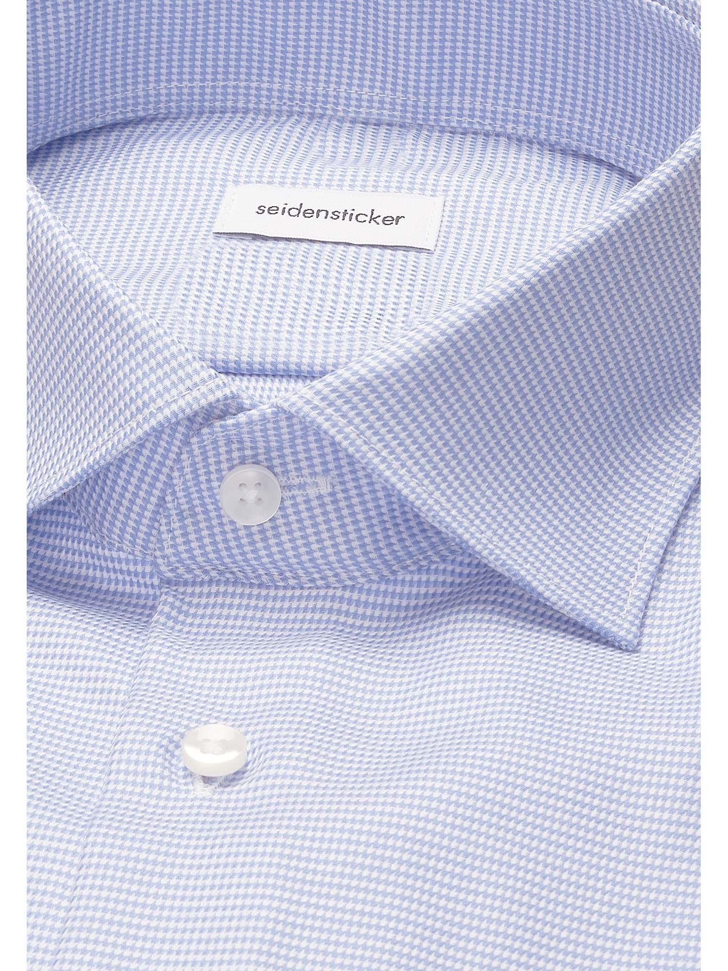 seidensticker Businesshemd »Schwarze Rose« Shaped 1/1 Kentkragen Struktur