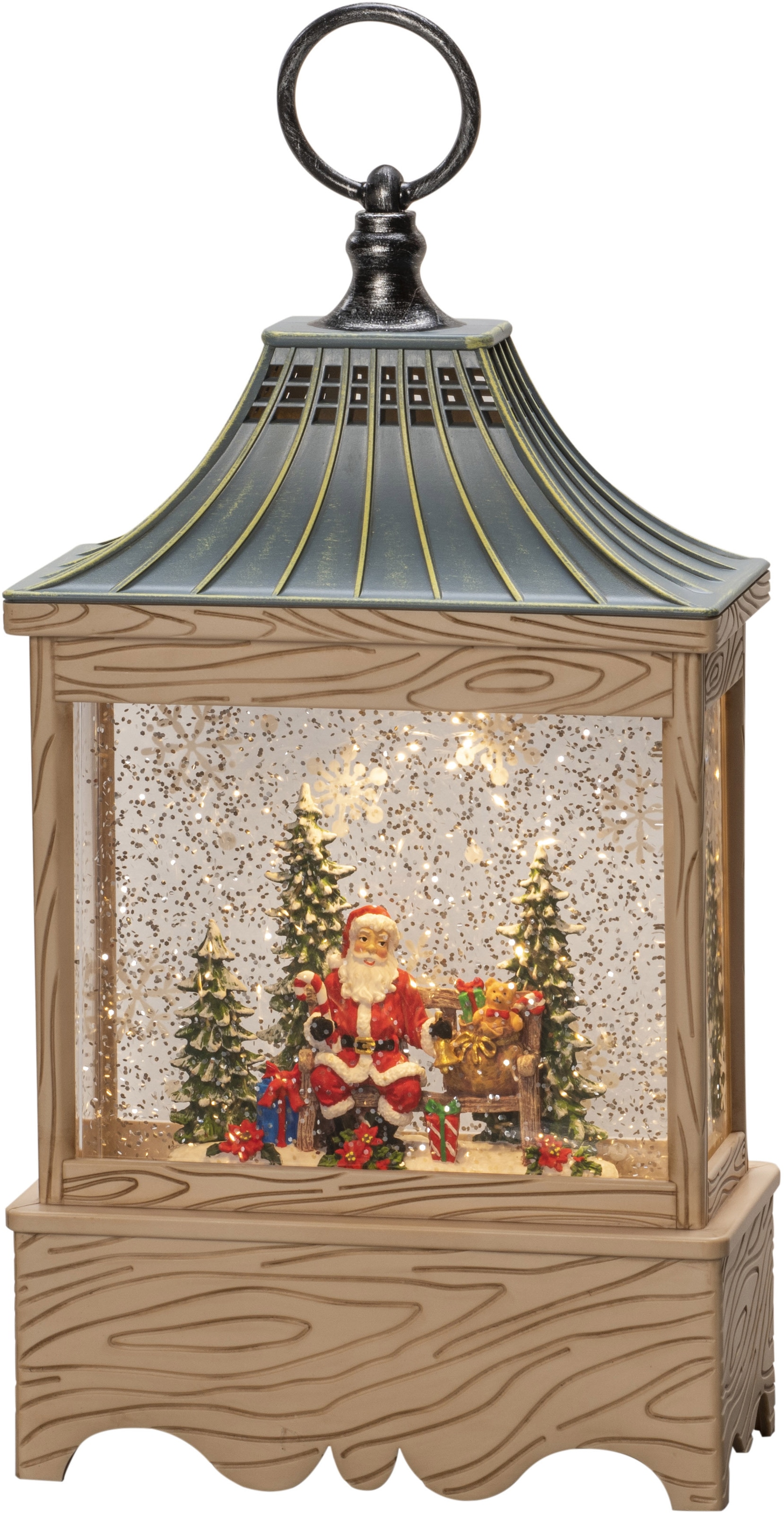 KONSTSMIDE LED 3 | kaufen Diode wassergefüllt, Jahren Garantie Laterne warm online Baum, 1 mit und weiße Santa »Wasserlaterne Timer, 5h XXL Weihnachtsdeko«, naturfarben