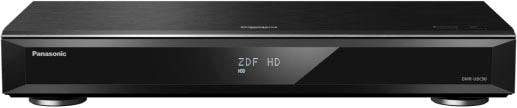 | XXL Blu-ray-Rekorder HD, Jahre 4k Ultra ➥ (Ethernet), Audio-3D-fähig-DVB-T2 UNIVERSAL Panasonic Tuner-DVB-C-Tuner »DMR-UBC90«, WLAN-LAN Garantie 3 Hi-Res