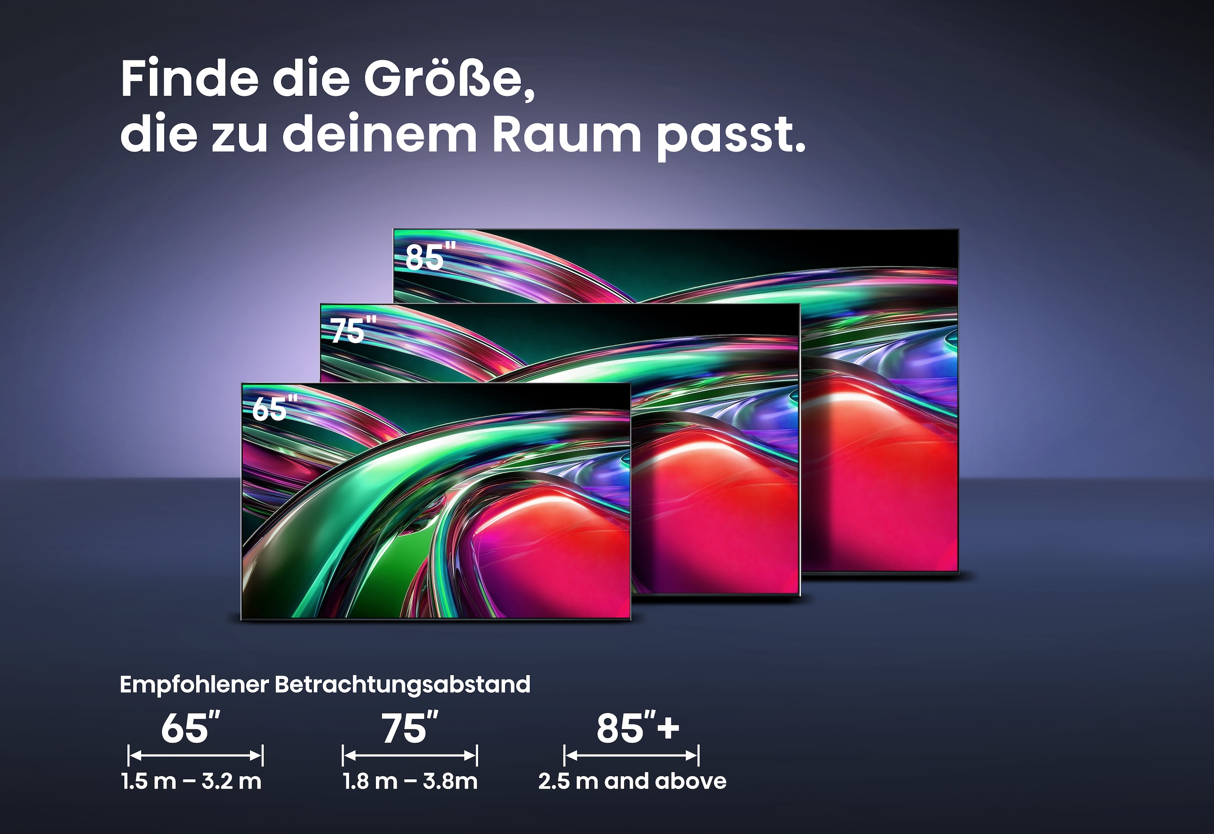 Hisense Mini-LED-Fernseher »75UR9DS« 189 cm/75 ″ Smart-TV
