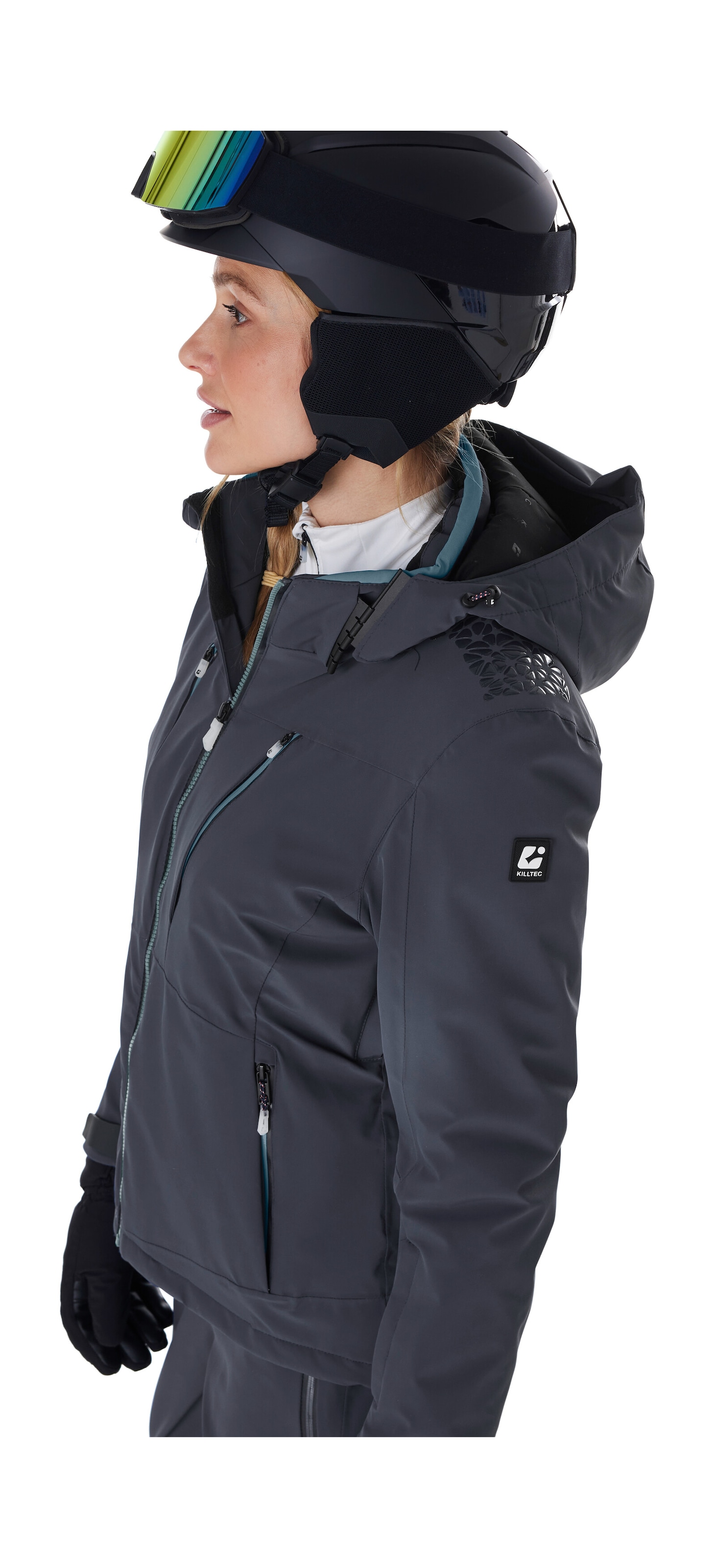 Killtec Skijacke »KSW 42 WMN SKI JCKT« Wasserdicht, atmungsaktiv, 4-Wege-Stretch, viele Taschen