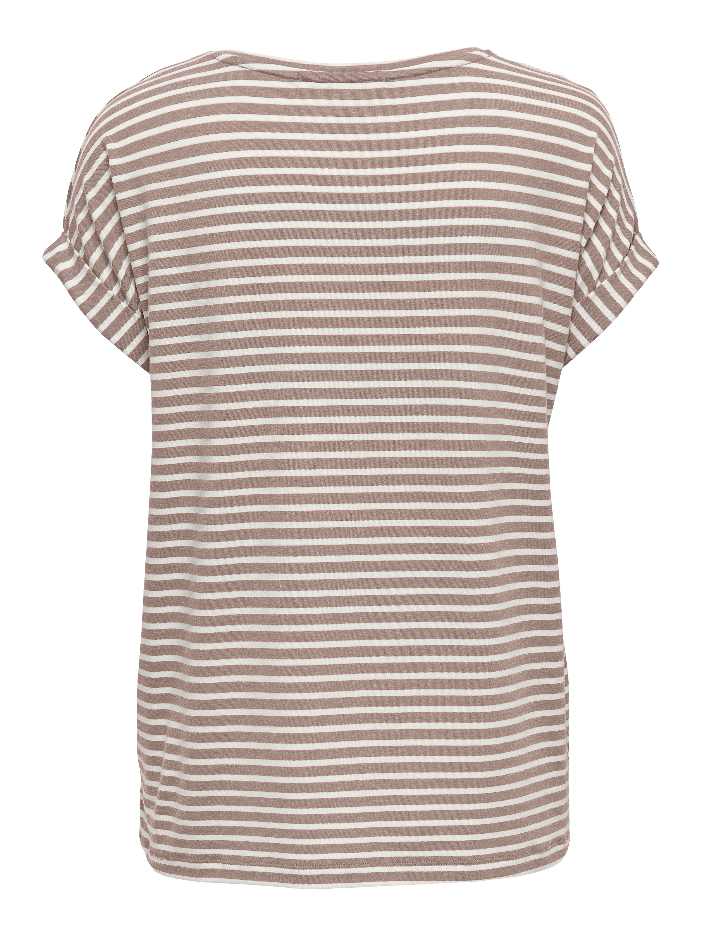 ONLY Kurzarmshirt »ONLMOSTER STRIPE S/S O-NECK TOP JRS NOOS« gestreift, lässig geschnitten, Jersey, Rundhals, Viskosemischung