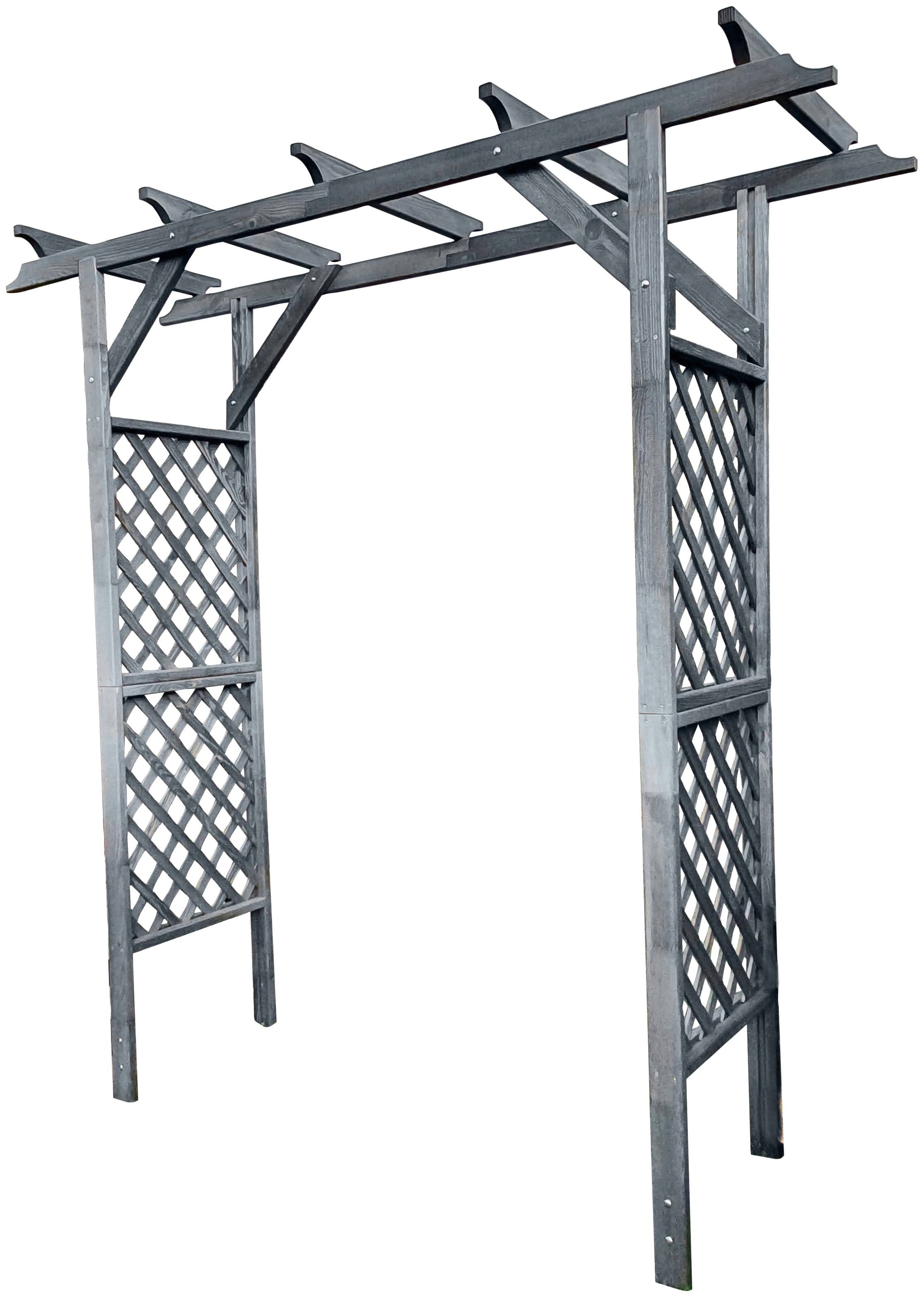 promadino Rosenbogen »Bamberg« Pergola ohne Pflanzkästen, BxTxH: 139x65x200 cm