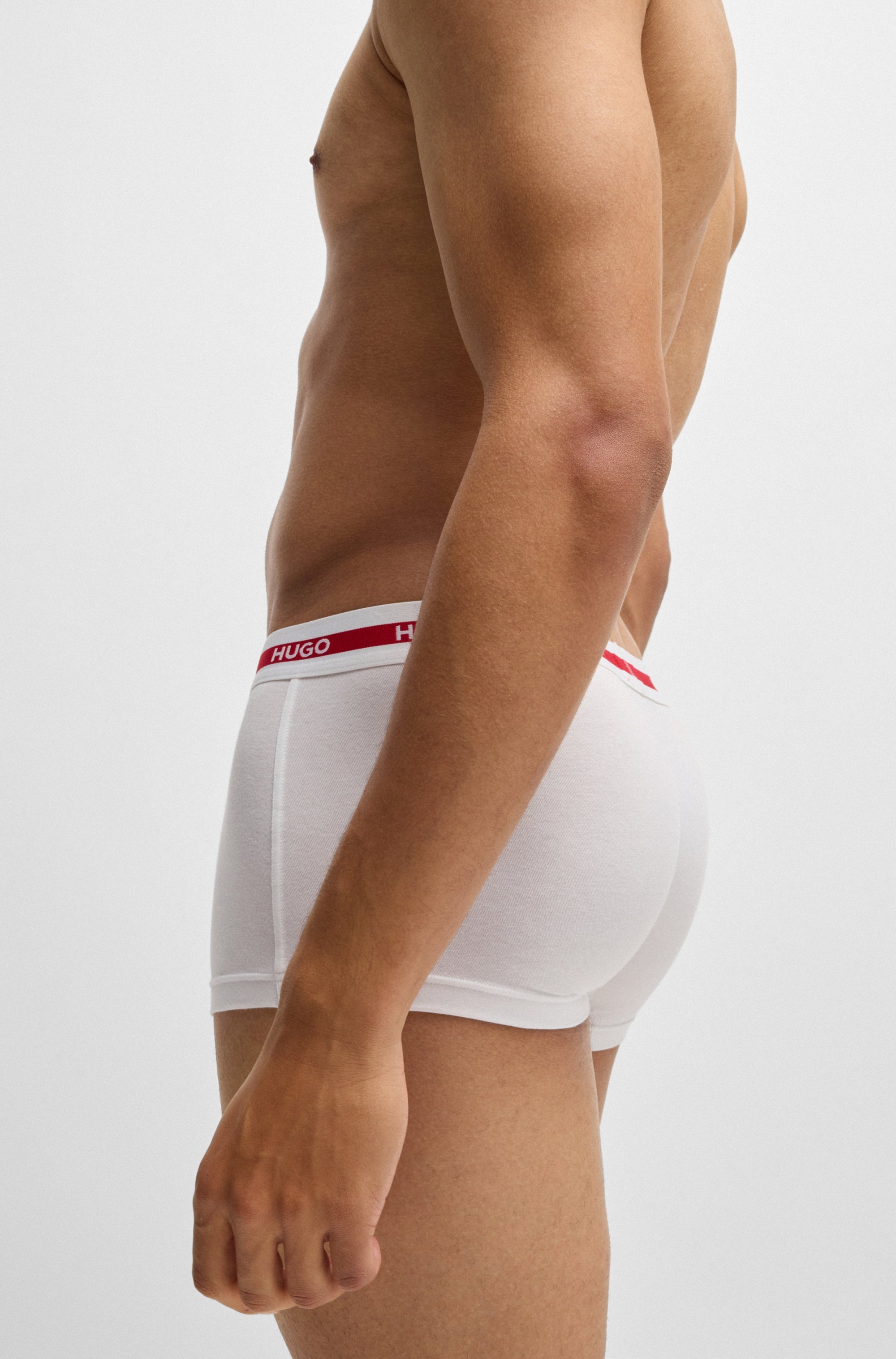 HUGO Underwear Trunk »TRIPLET«, (Packung, 3 St., Im Dreierpack), mit Logoschriftzug