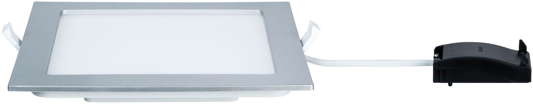 Paulmann LED Panel »LED Einbaupanel eckig 220x220mm 16,5W 4.000K Chrom matt«, 1 flammig, LED Einbaupanel eckig 220x220mm 16,5W 4.000K Chrom matt