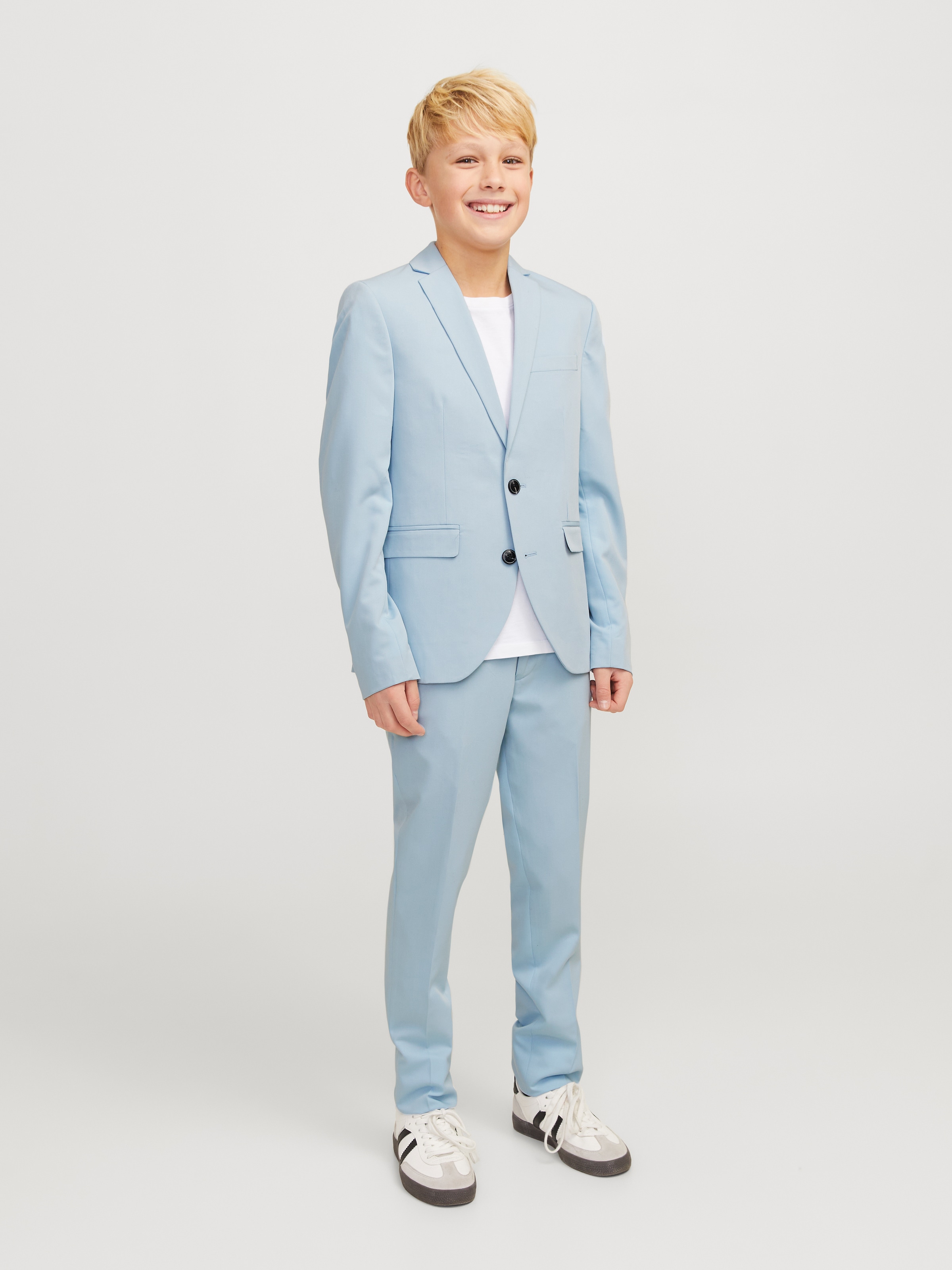 Jack & Jones Junior Sakko »JPRSOLAR stylisch, elastisch, pflegeleicht«, unifarben, modisch, slim fit, Reverskragen
