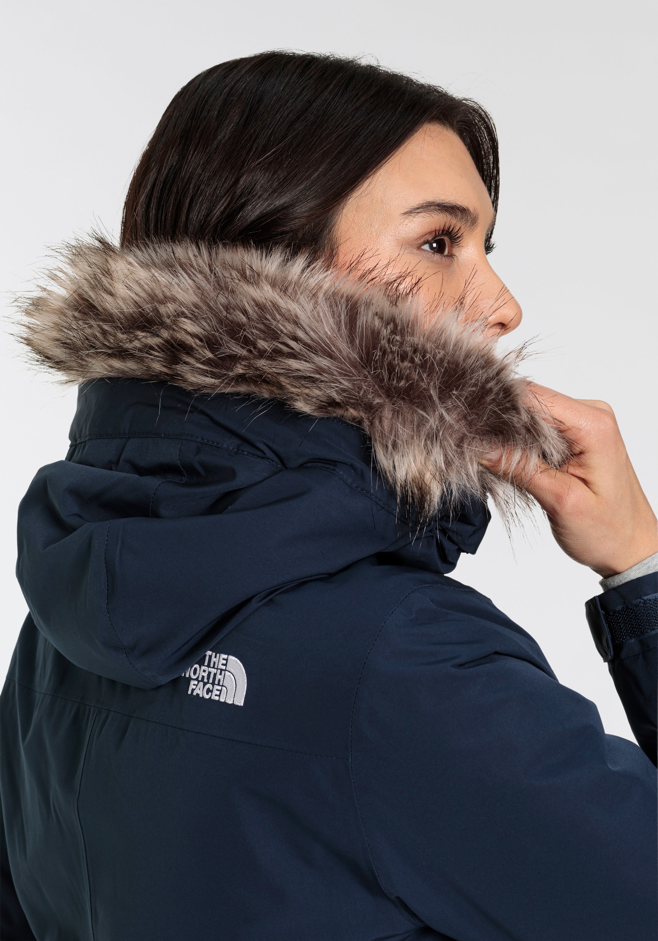 The North Face Funktionsparka »ZANECK PARKA«, mit Kapuze, recycelter Parka