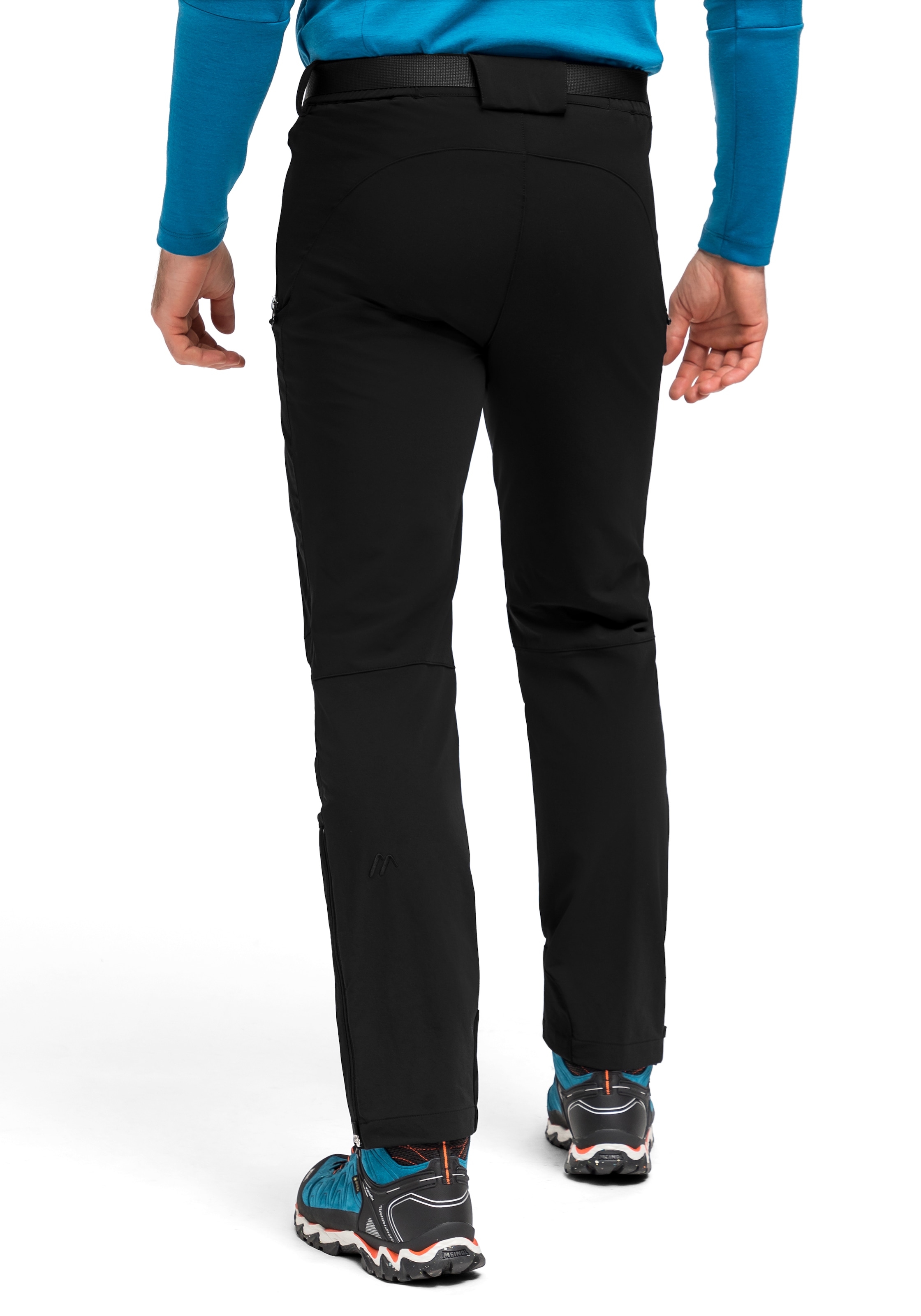 Maier Sports Funktionshose »Naturno«, Herren Outdoorhose, robuste Trekking-Hose, 3 Taschen und Gürtel