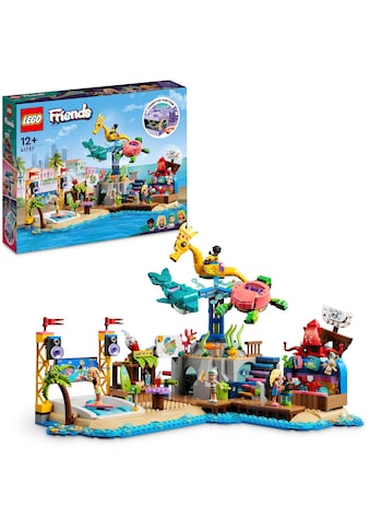 Konstruktionsspielsteine »Strand-Erlebnispark (41737), LEGO® Friends«, (1348 St.)