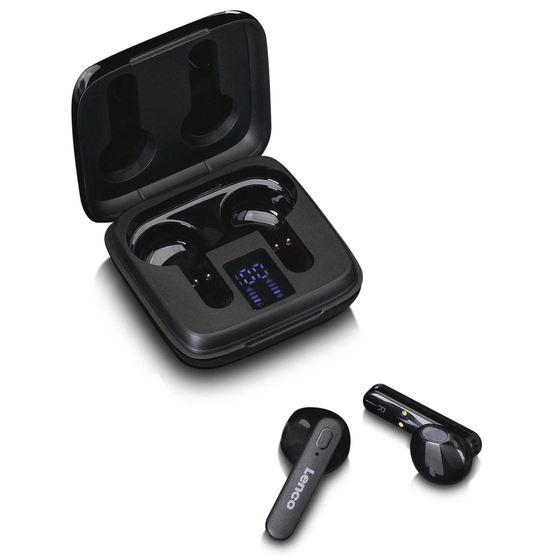 Lenco wireless 3 In-Ear-Kopfhörer - »EPB-430BK | Jahre UNIVERSAL Garantie Kabellose Kopfhörer« XXL ➥