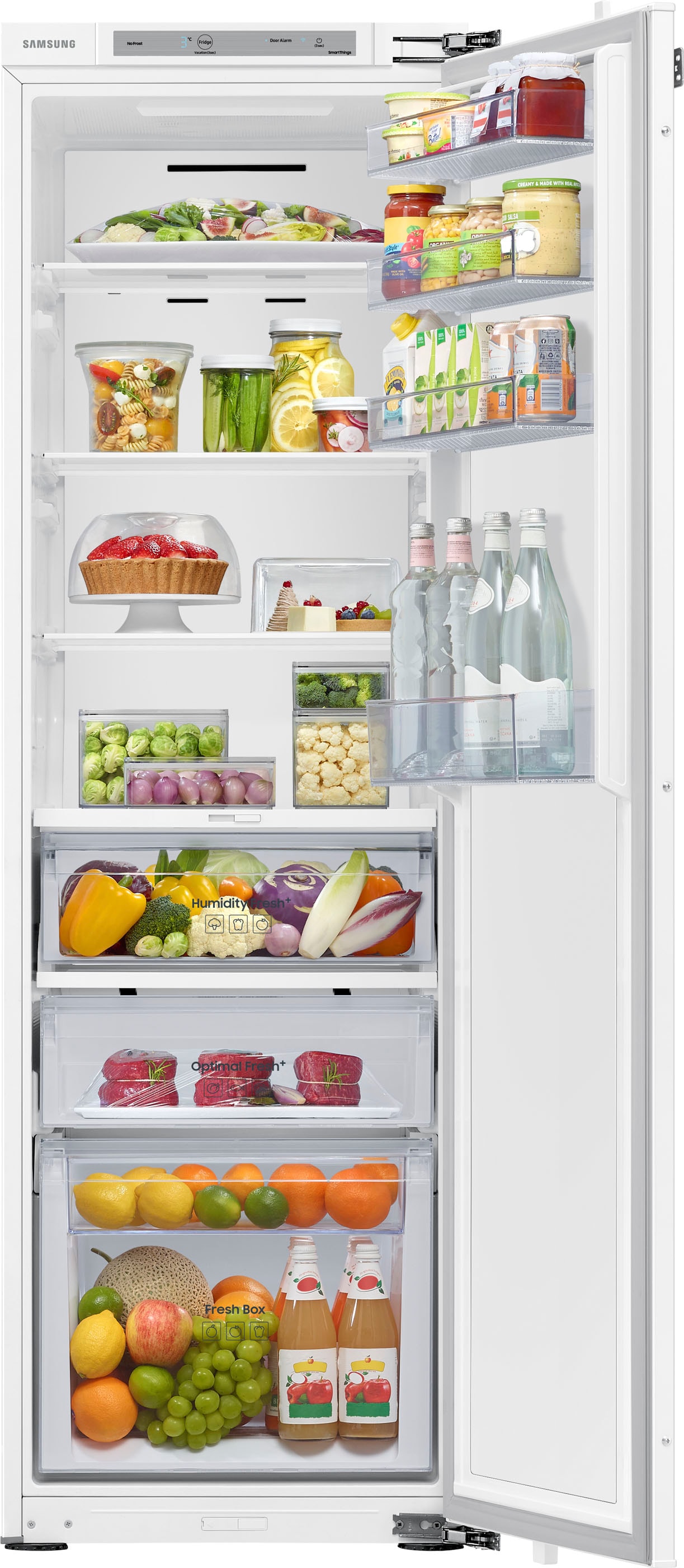 Samsung Einbaukühlschrank, BRR29613EWW/EG, 177,5 cm hoch, 54 cm breit mit 3  Jahren XXL Garantie