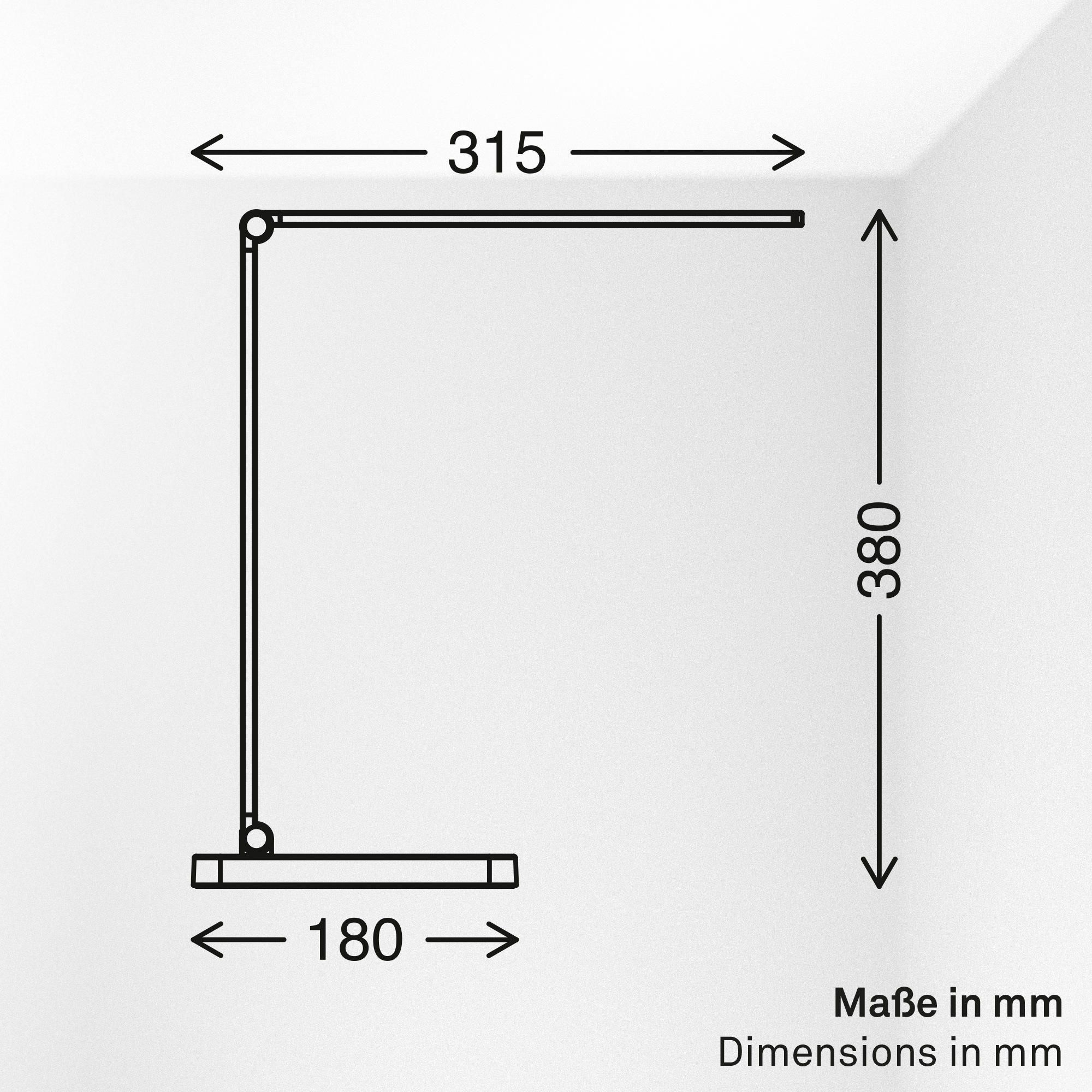 Briloner Leuchten LED Tischleuchte »RICK« LED-Modul 1 Stk. warmweiß - kaltweiß 18x38x31,5 cm, Büro, Kinderzimmer