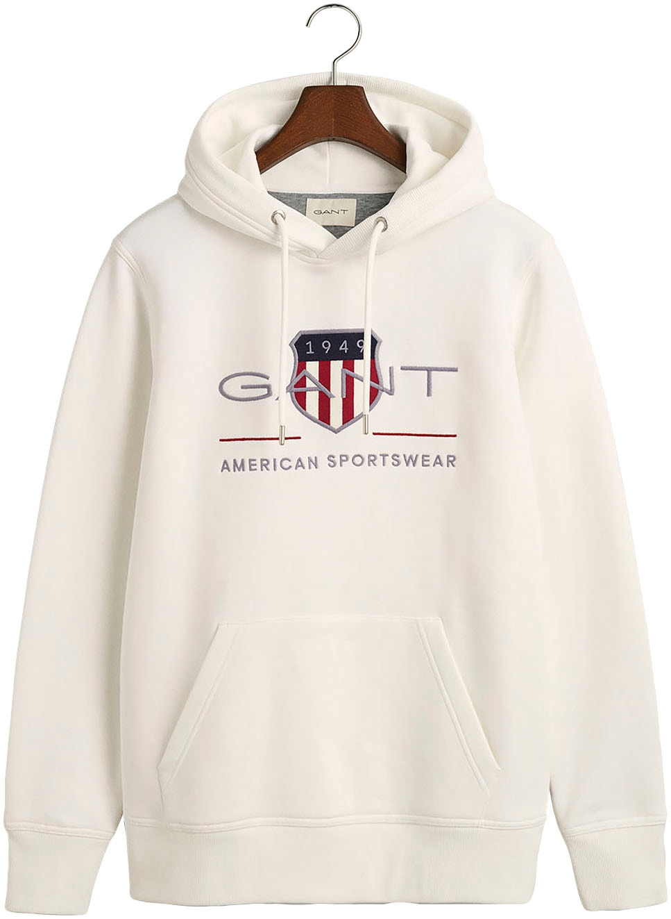 Gant Hoodie »REG ARCHIVE SHIELD HOODIE«, mit modischer Logostickerei auf der Brust
