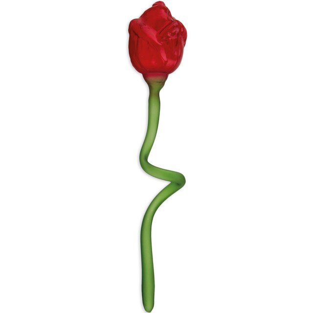 Thüringer Glasdesign Glasblume »rote Rose«, mundgeblasene und handdekorierte  Tischdeko, Serviettenring, Glas-Rose auf Rechnung kaufen