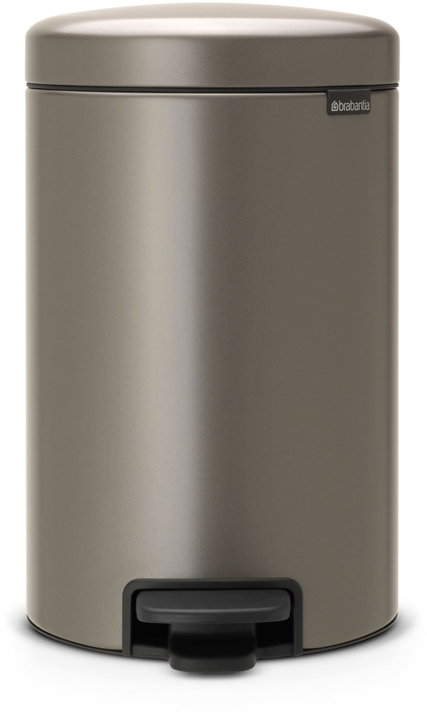 Brabantia 113628 Newicon Mülleimer 12l, Platinum