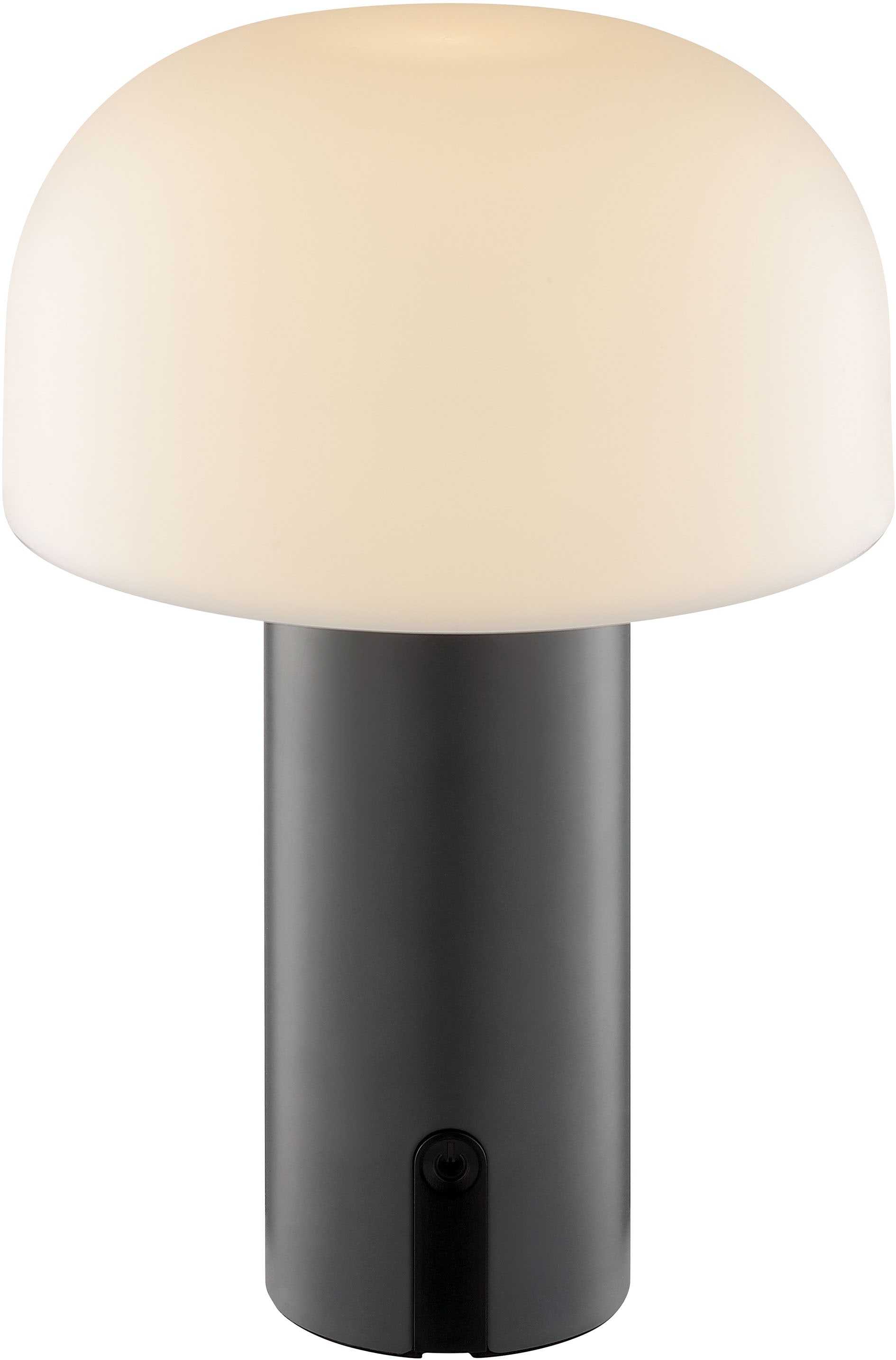 Brilliant LED Außen-Tischleuchte »Mattis« LED-Modul 1 Stk. Warmweiß mit Akku, 21 x 15 cm, 240 lm, 2700 K, dimmbar, IP44, grau/weiß