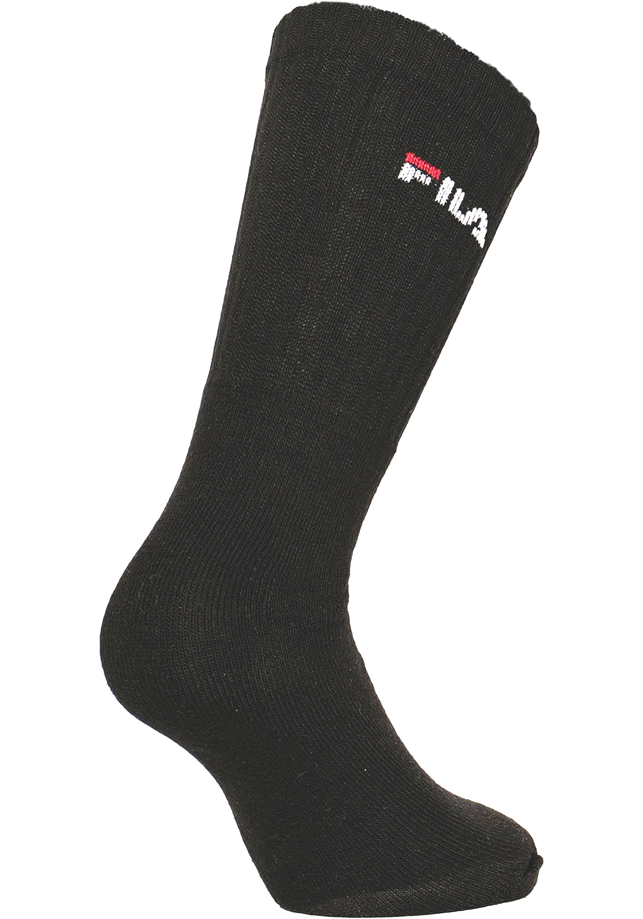 Fila Sportsocken »UNISEX CREW TENNIS FULL TERRY SOCKS«, (9 Paar), mit eingestrickem Logo