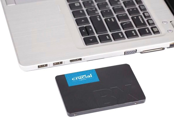 Crucial interne SSD »BX500 240GB 3D NAND SATA« 2,5 240 GB Anschluss SATA