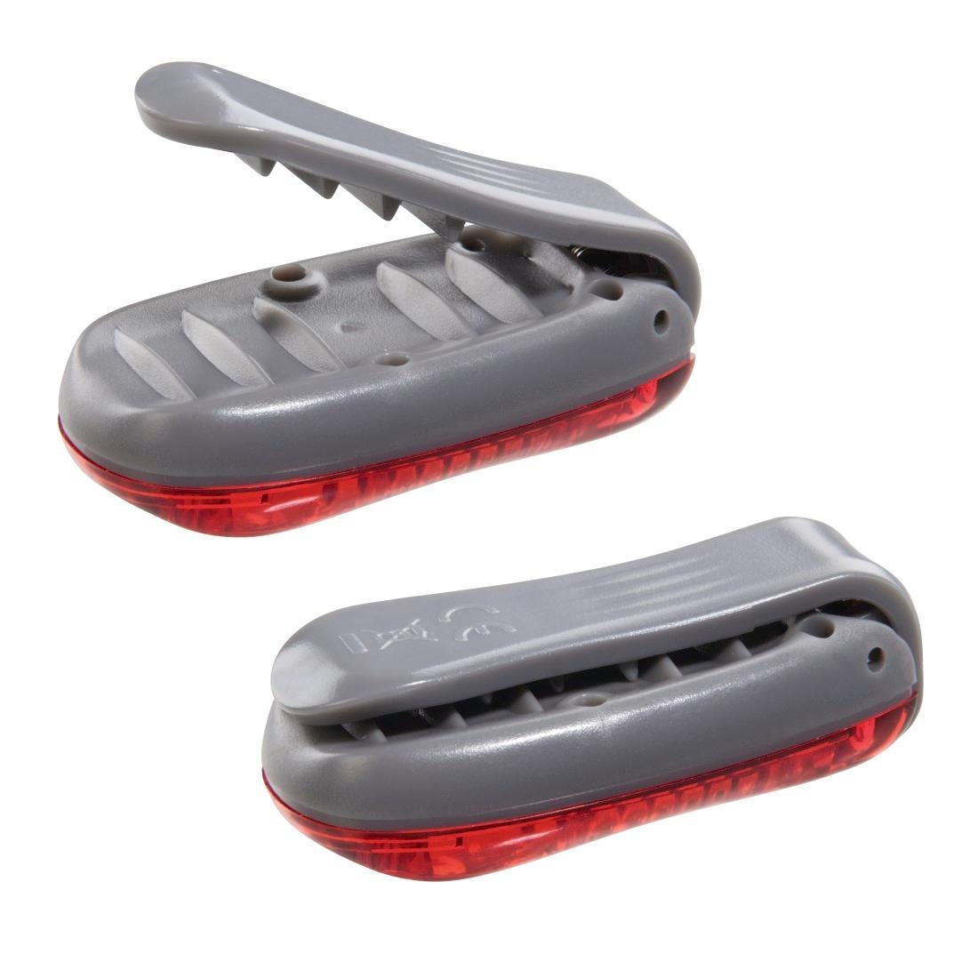 Hama LED Nachtlicht »LED-Sicherheits-Klemmleuchten, Rot, 2er-Set« LED-Modul rot