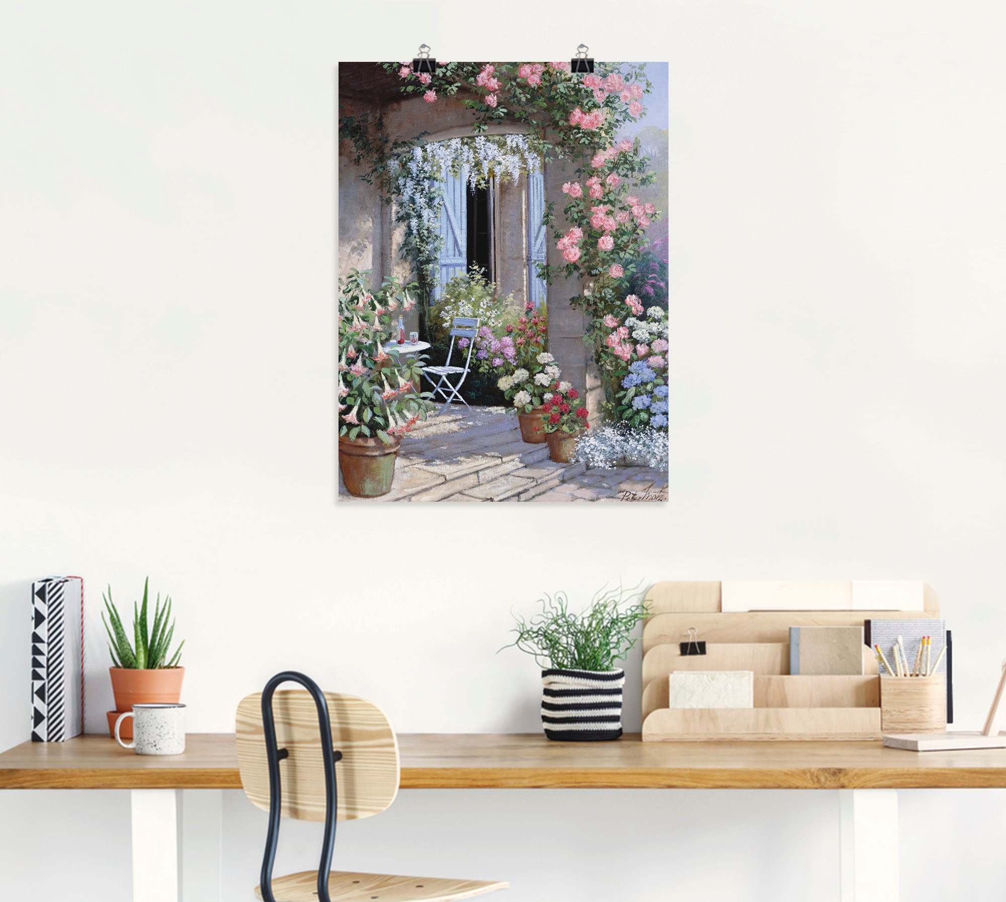 Artland Wandbild »Blumenangebot«, Garten, (1 St.), als Leinwandbild, Poster, Wandaufkleber in verschied. Größen