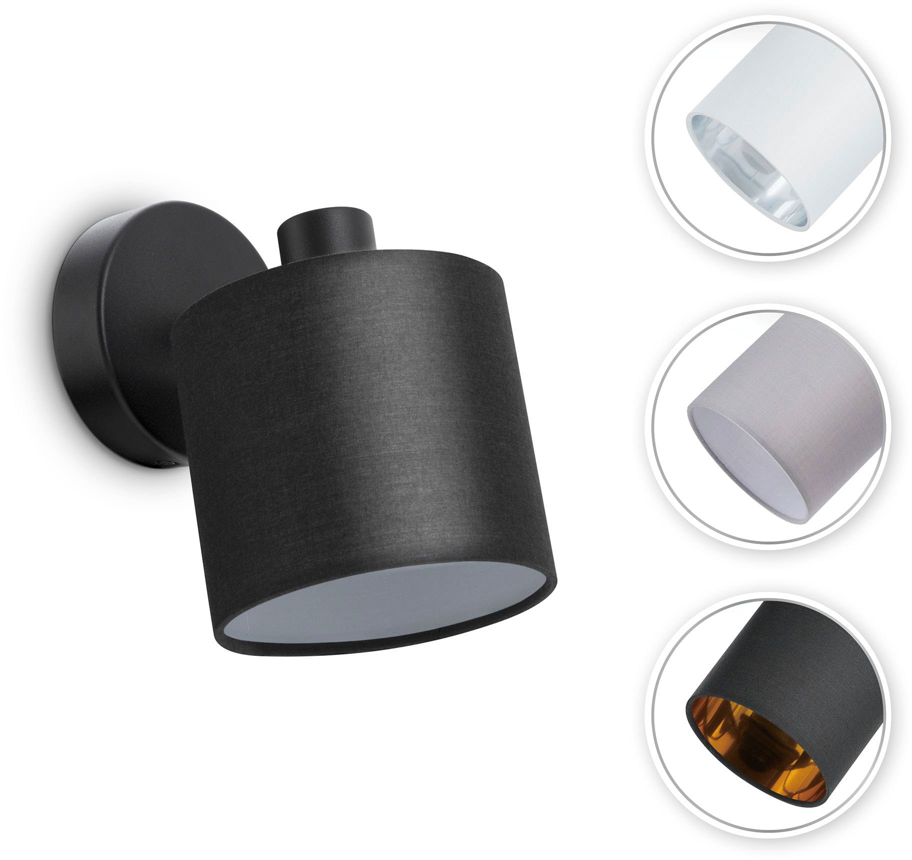 Paco Home Wandleuchte »ANIKA« E14