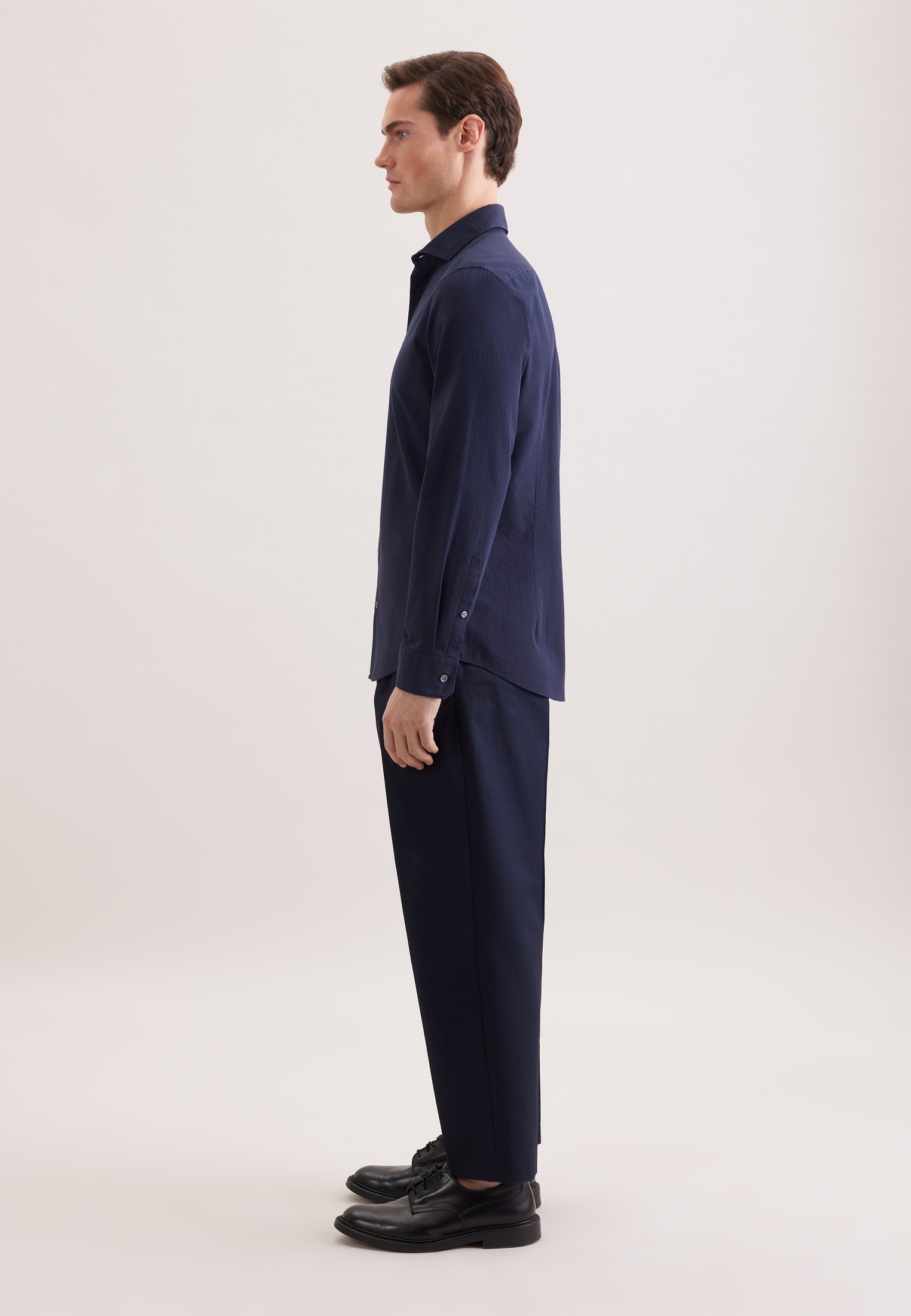 seidensticker Businesshemd Slim 1/1 Kentkragen Uni